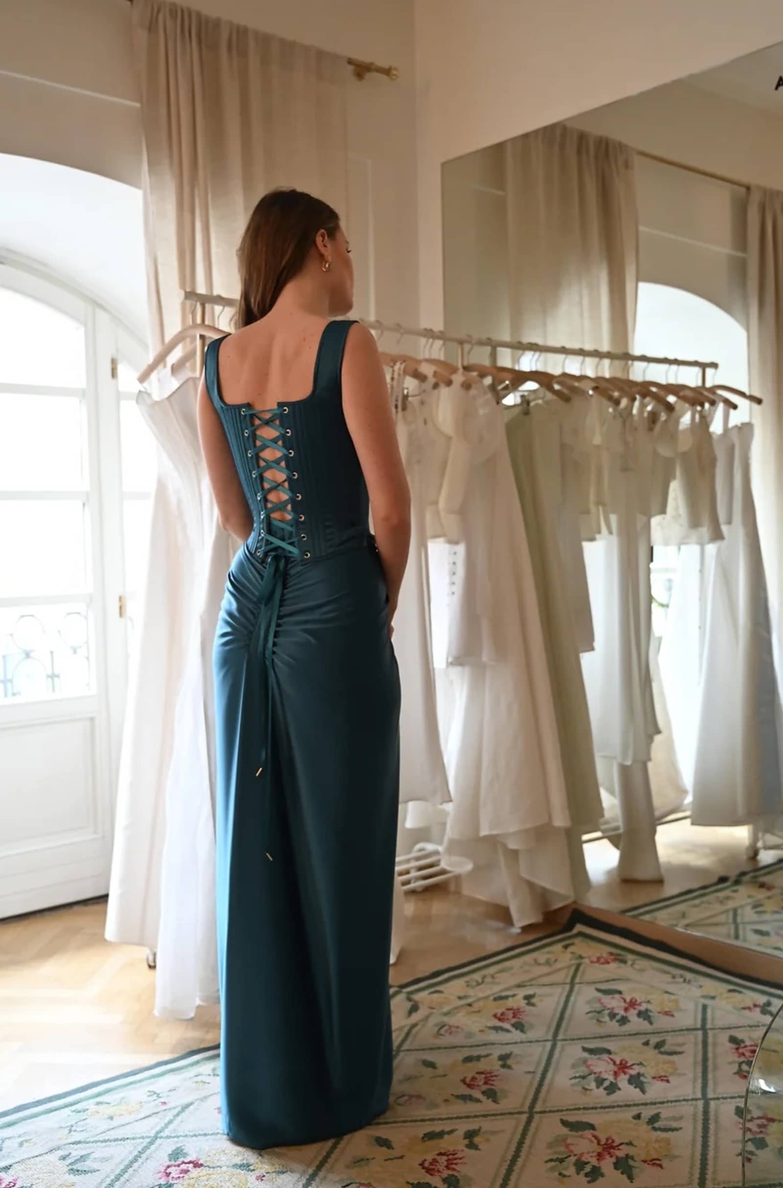 EMERALD LONG KNOT made by Alice Pons Milano