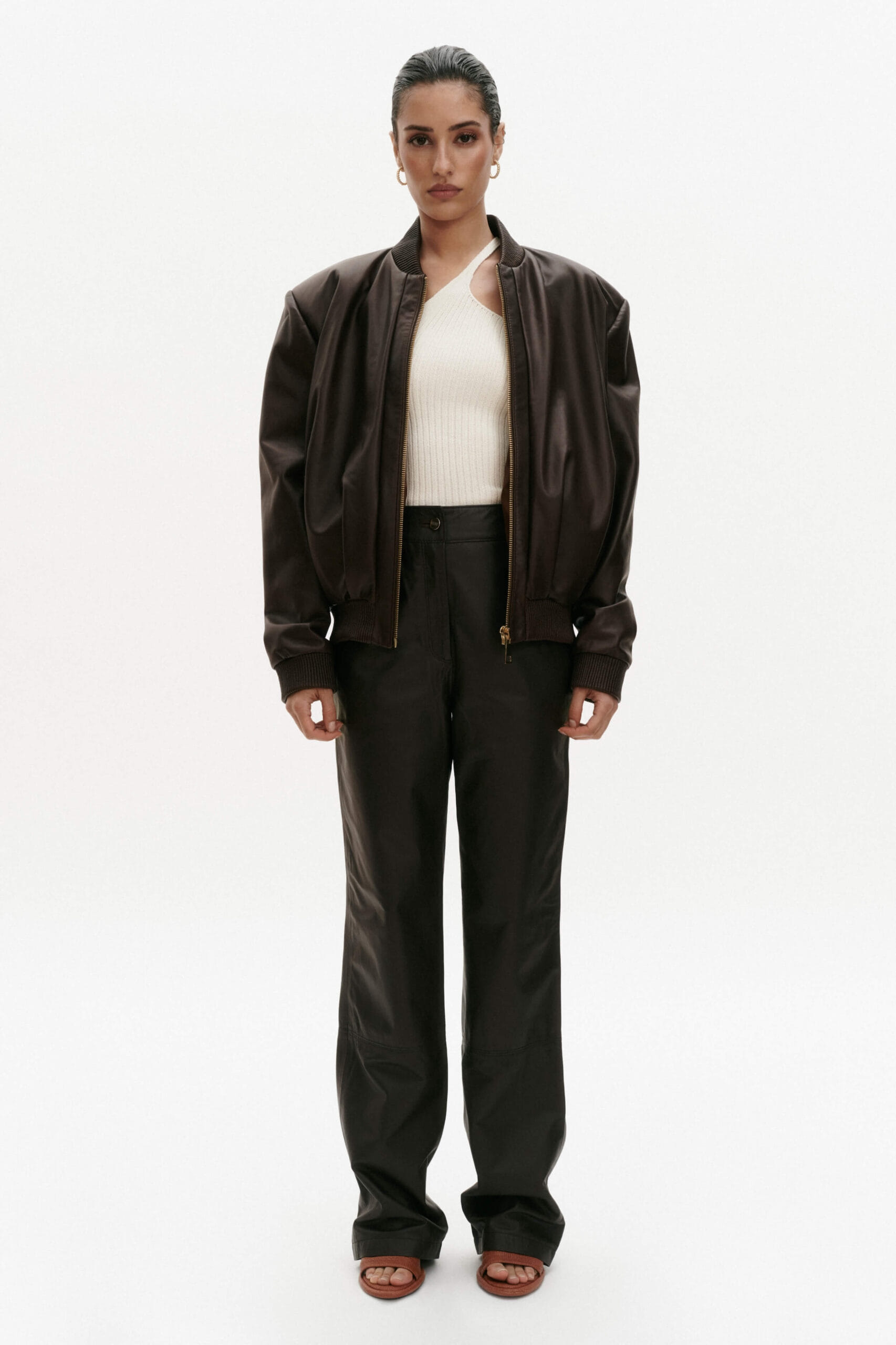 LEATHER PANTS made by BENU Studio