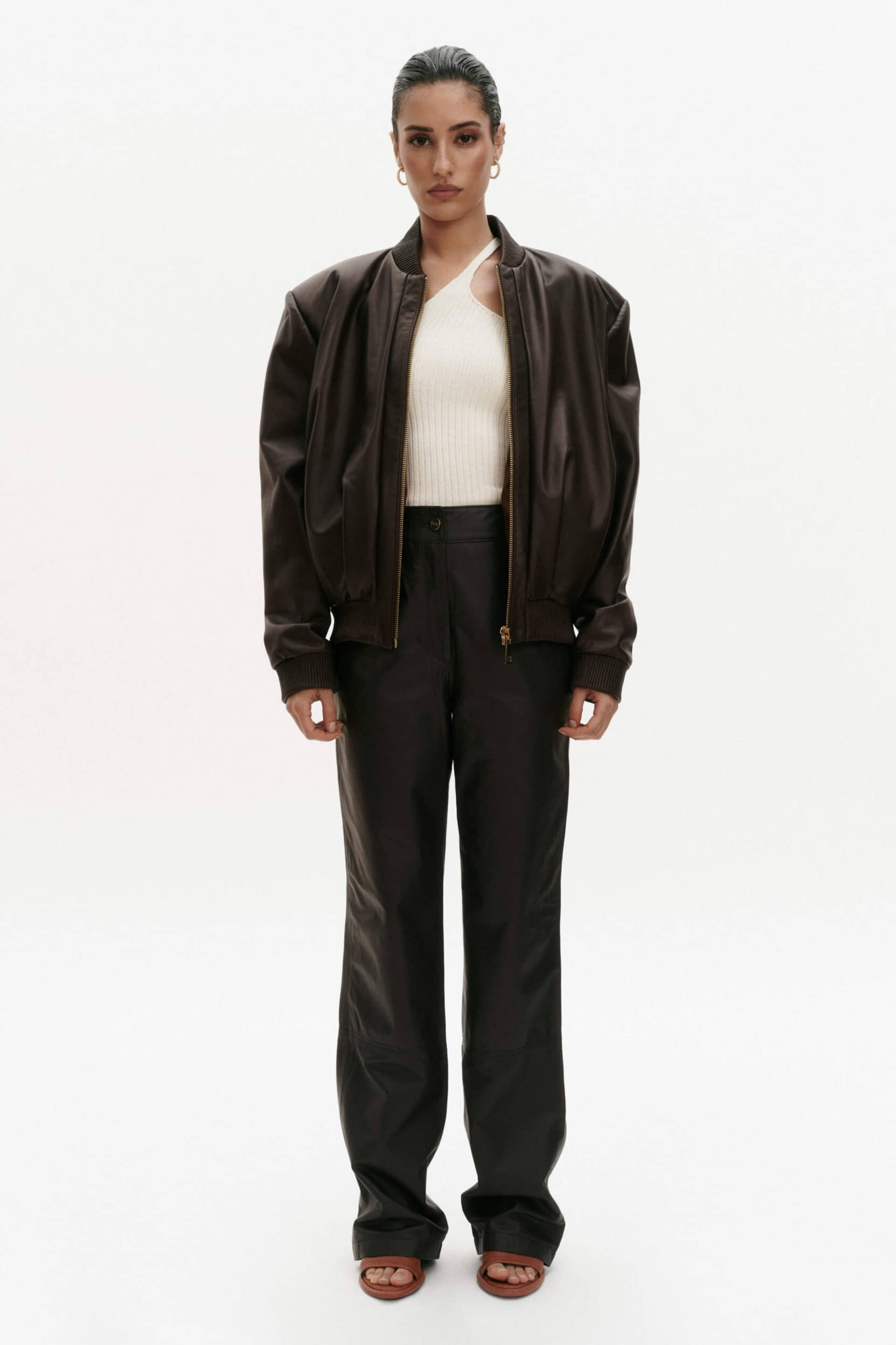 LEATHER PANTS made by BENU Studio