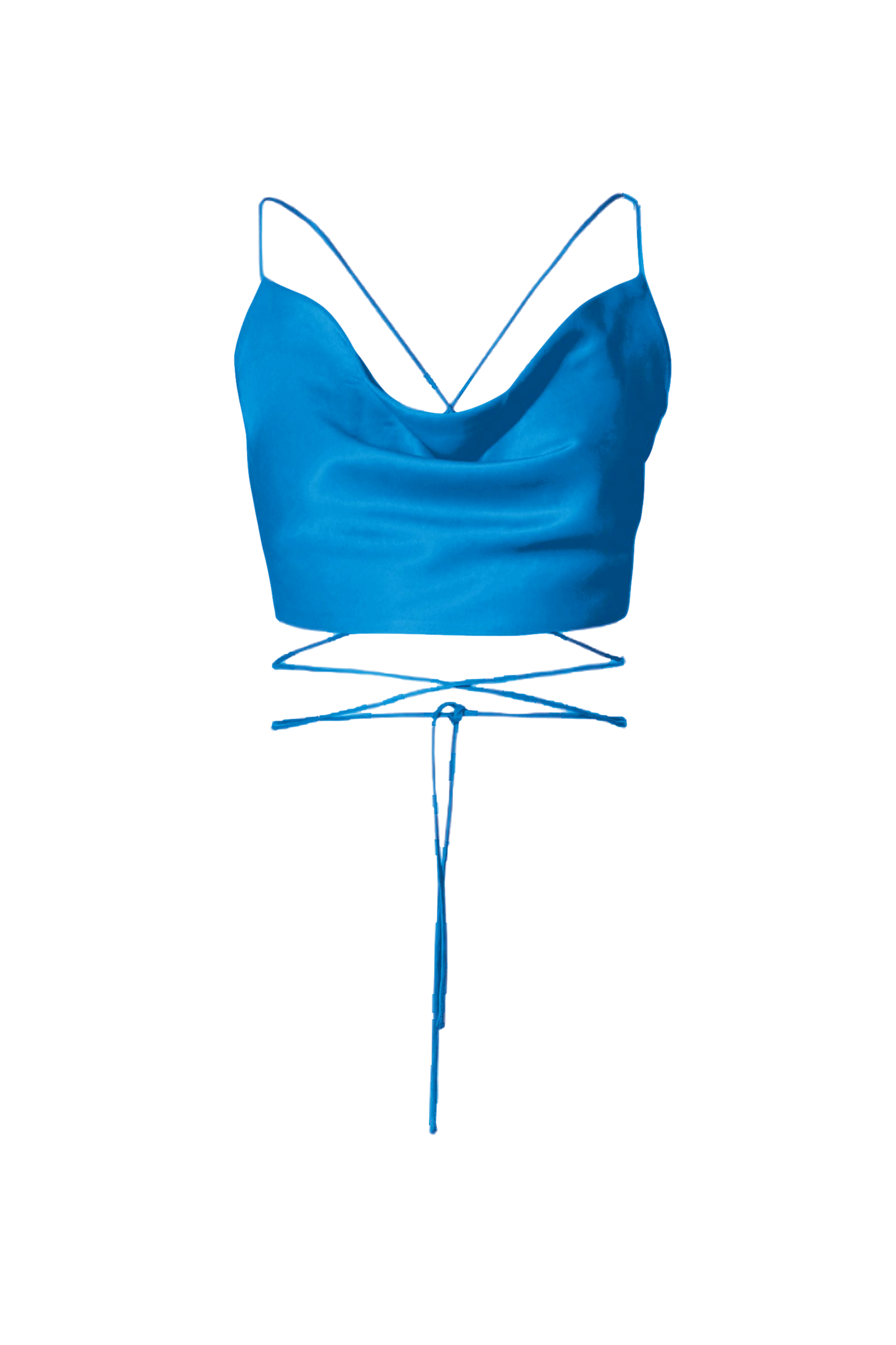 Top Lucia Cosmic Blue in Blue made by HALEWSKI