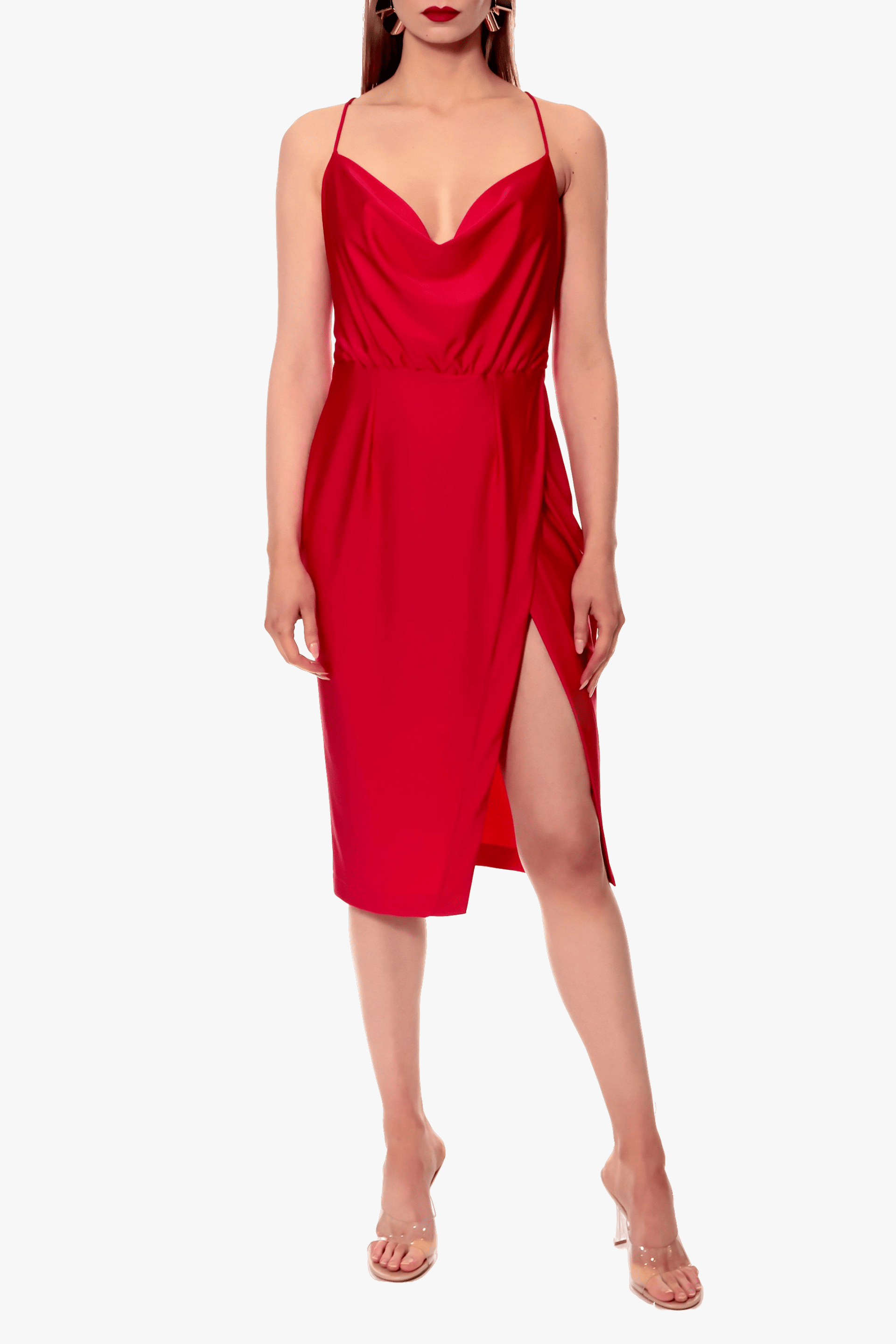 Dress Kim Red made by HALEWSKI