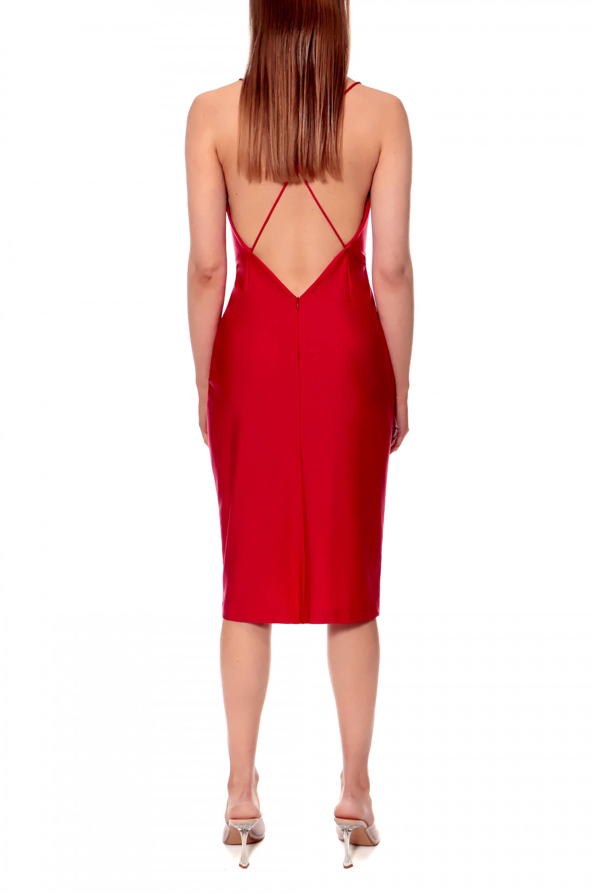 Dress Kim Red made by HALEWSKI