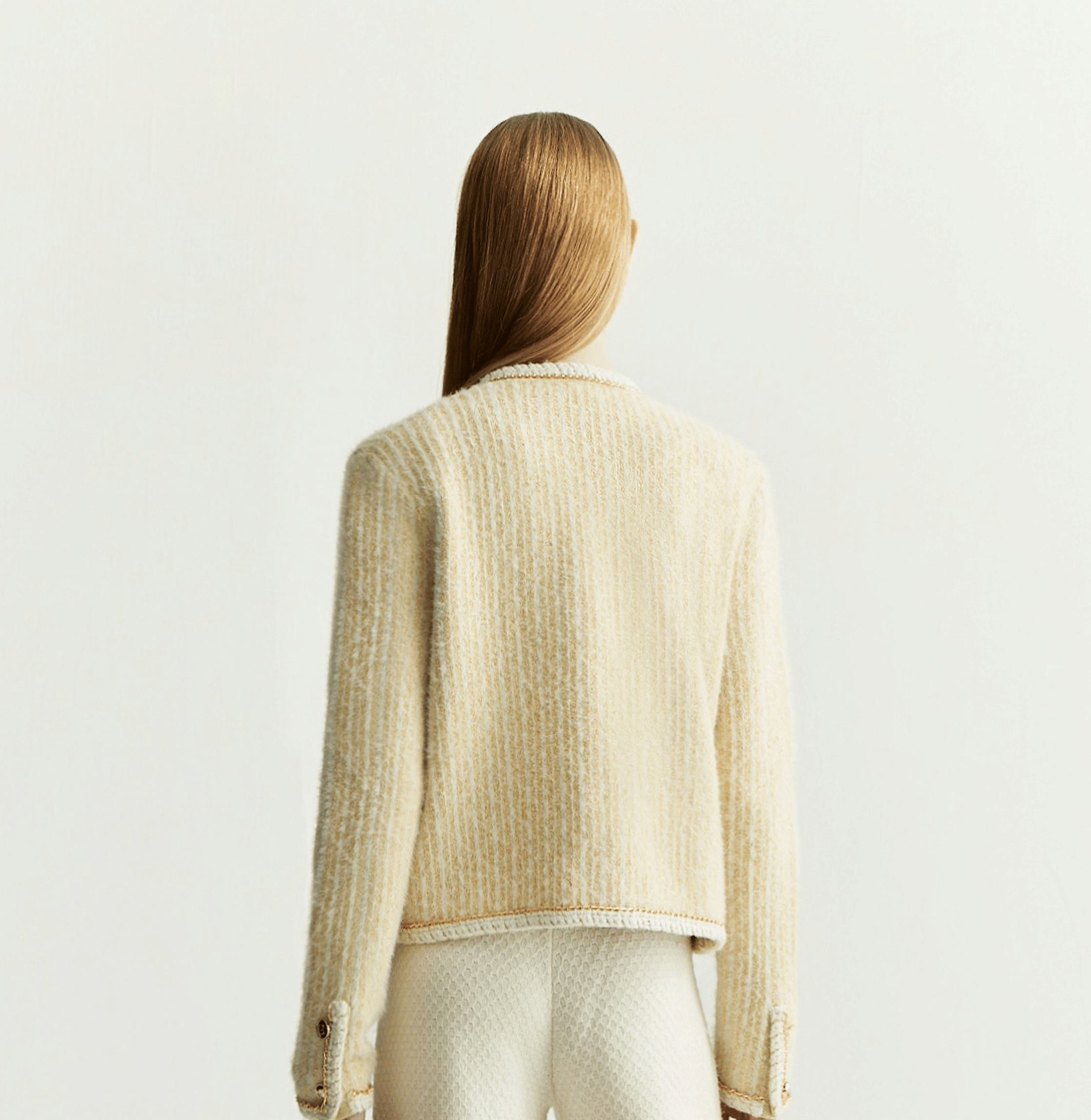 BOUCLÉ JACQUARD CLASSIC JACKET made by CRUSH Collection