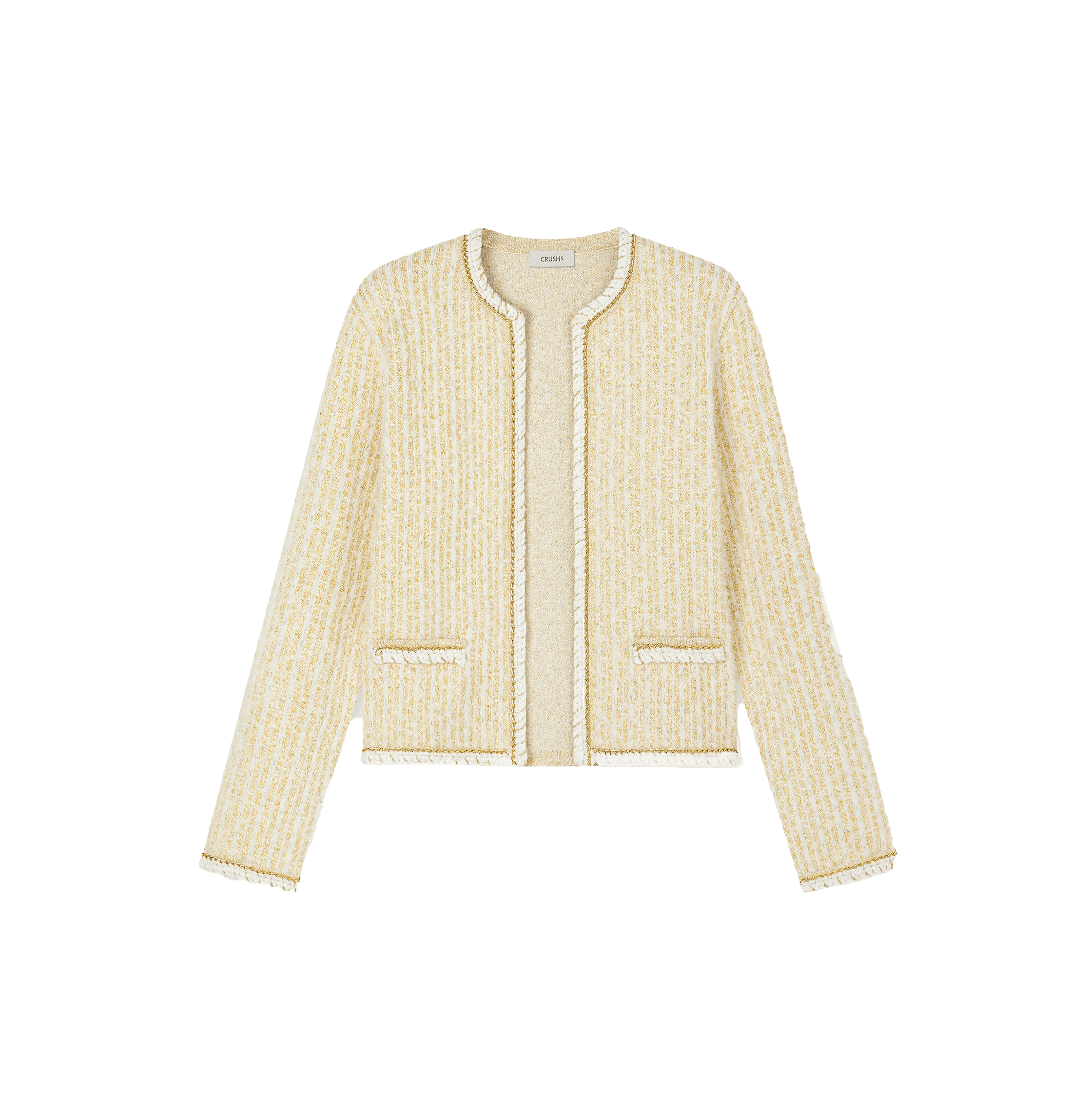 BOUCLÉ JACQUARD CLASSIC JACKET made by CRUSH Collection