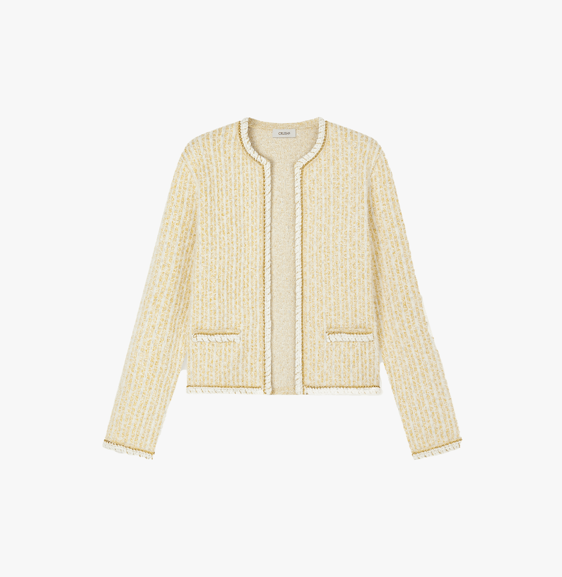 BOUCLÉ JACQUARD CLASSIC JACKET made by CRUSH Collection