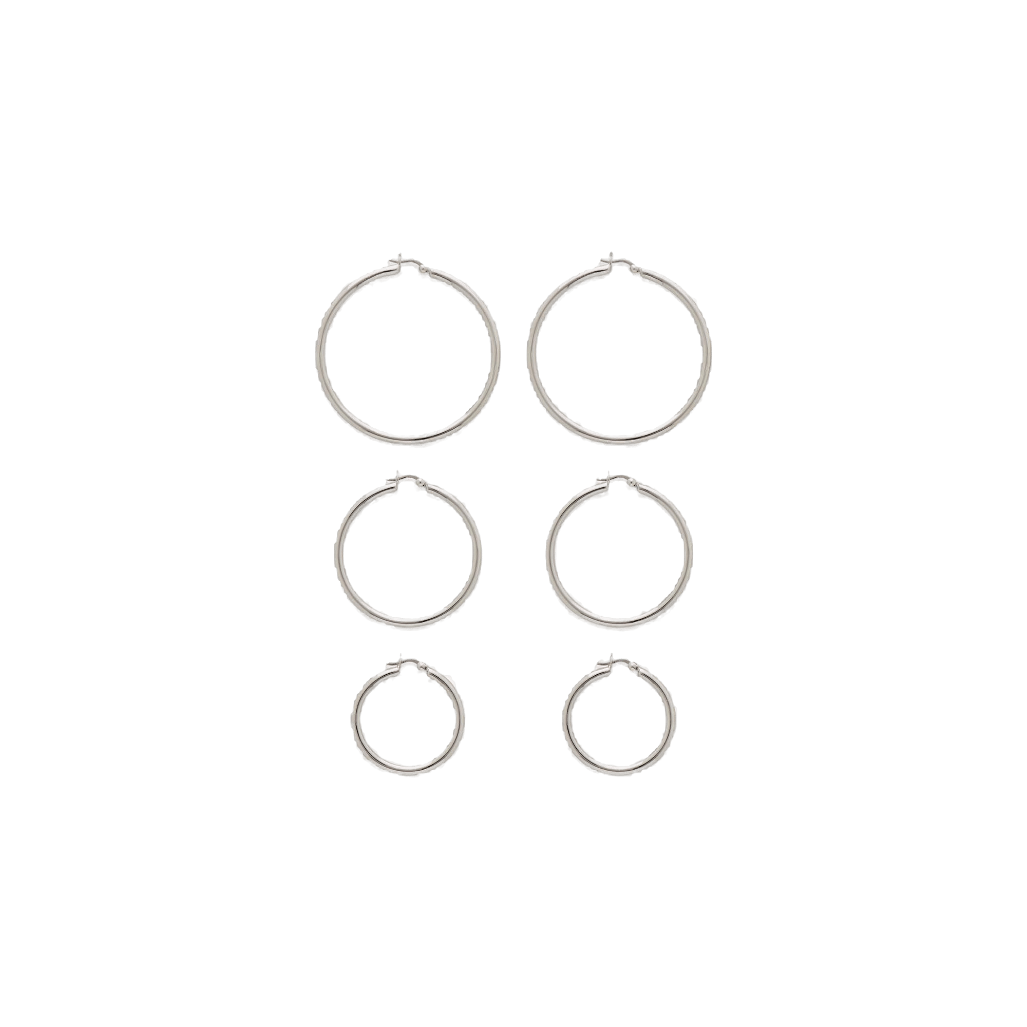 SIMP HOOP MEDIUM SILVER made by ENNUI