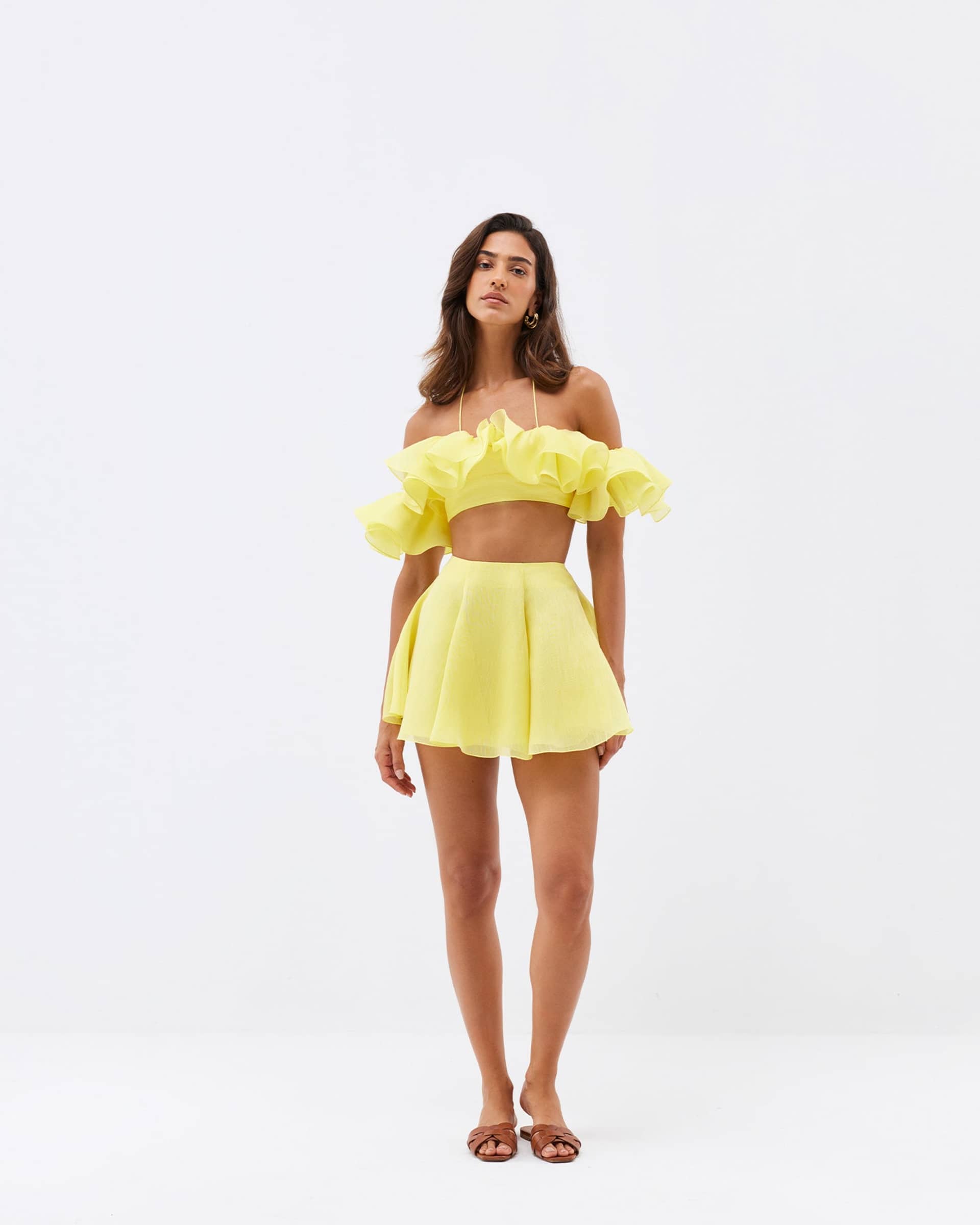 MYOSOTIS SKIRT MINI made by YVON