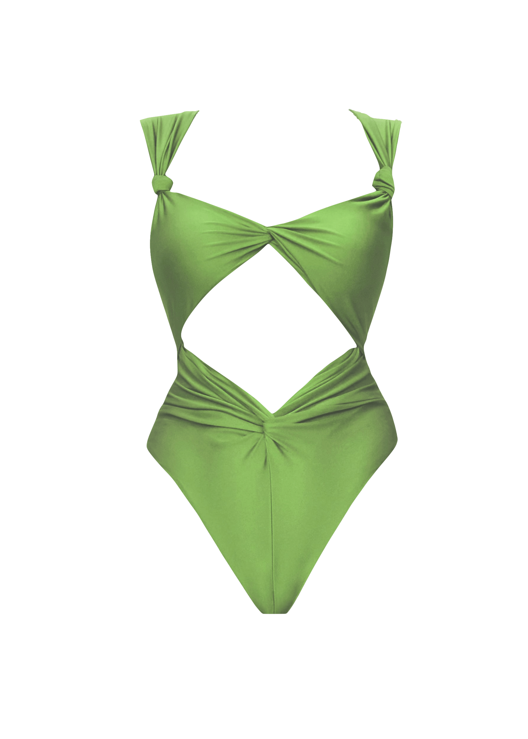 RORA ONE PIECE SWIMSUIT - ALOE made by Andrea Iyamah