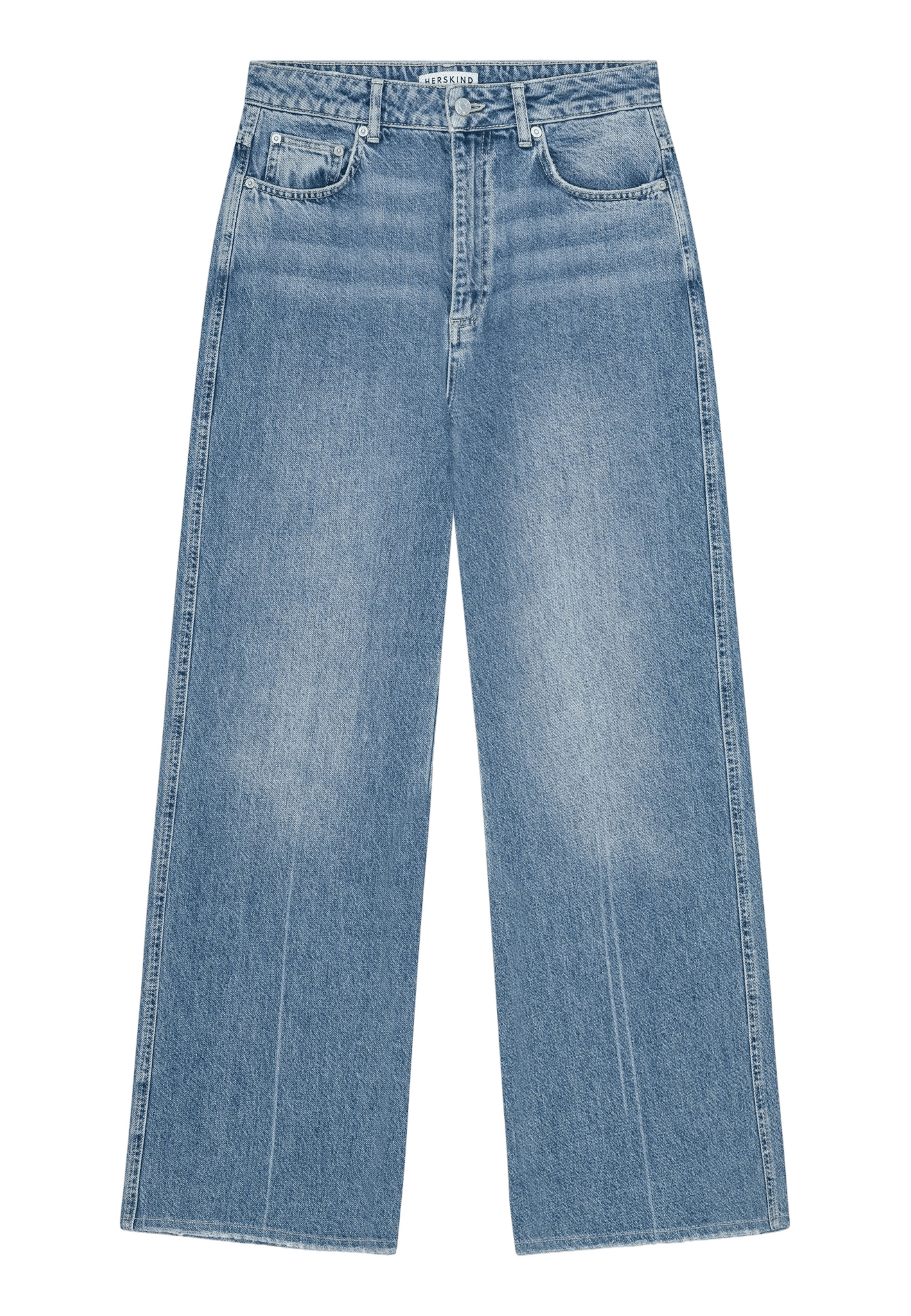 Kat Jeans - Light Indigo (Leg Size 32" - Long) made by HERSKIND
