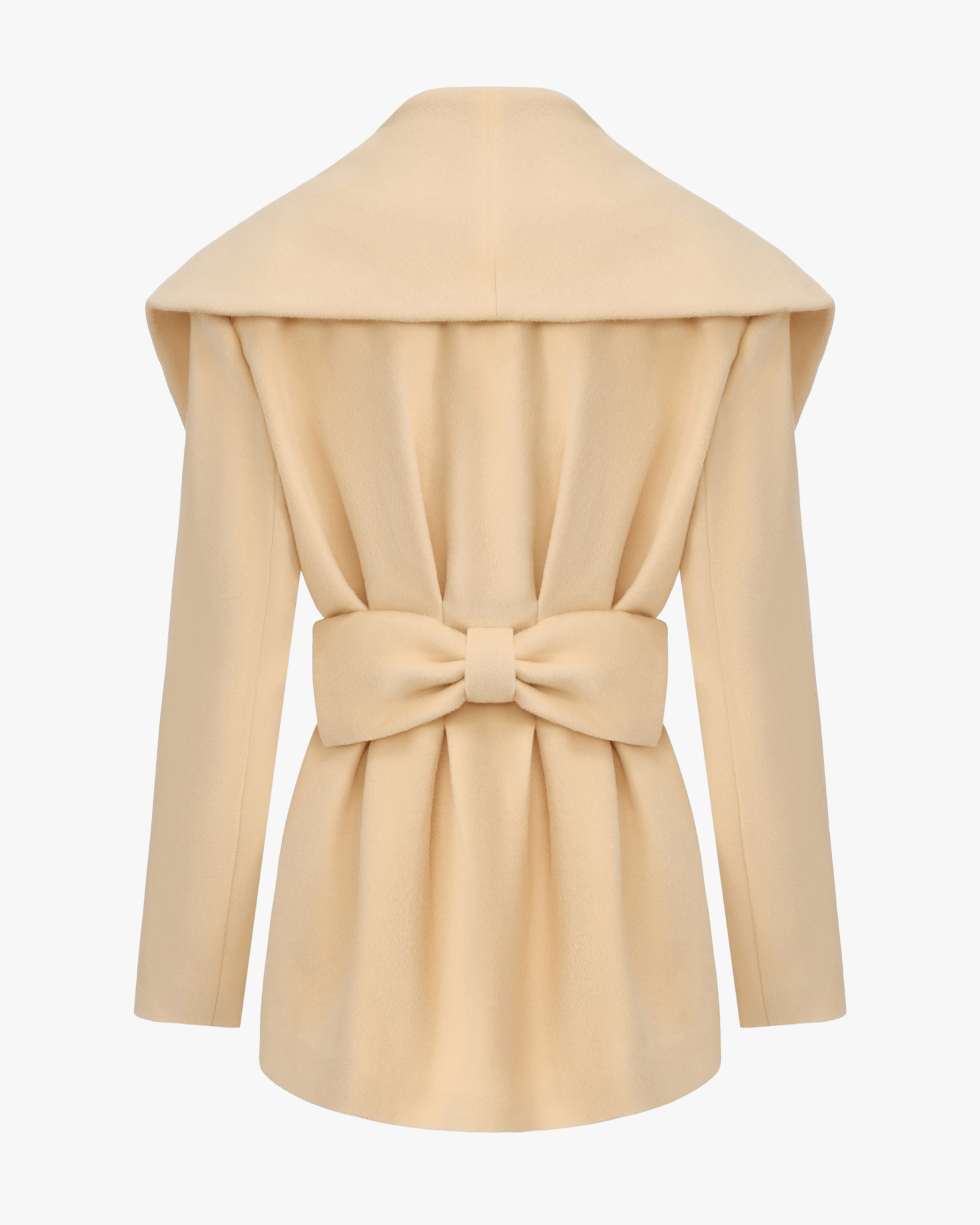 Victoria Bow Coat (Yellow) made by Nana Jacqueline