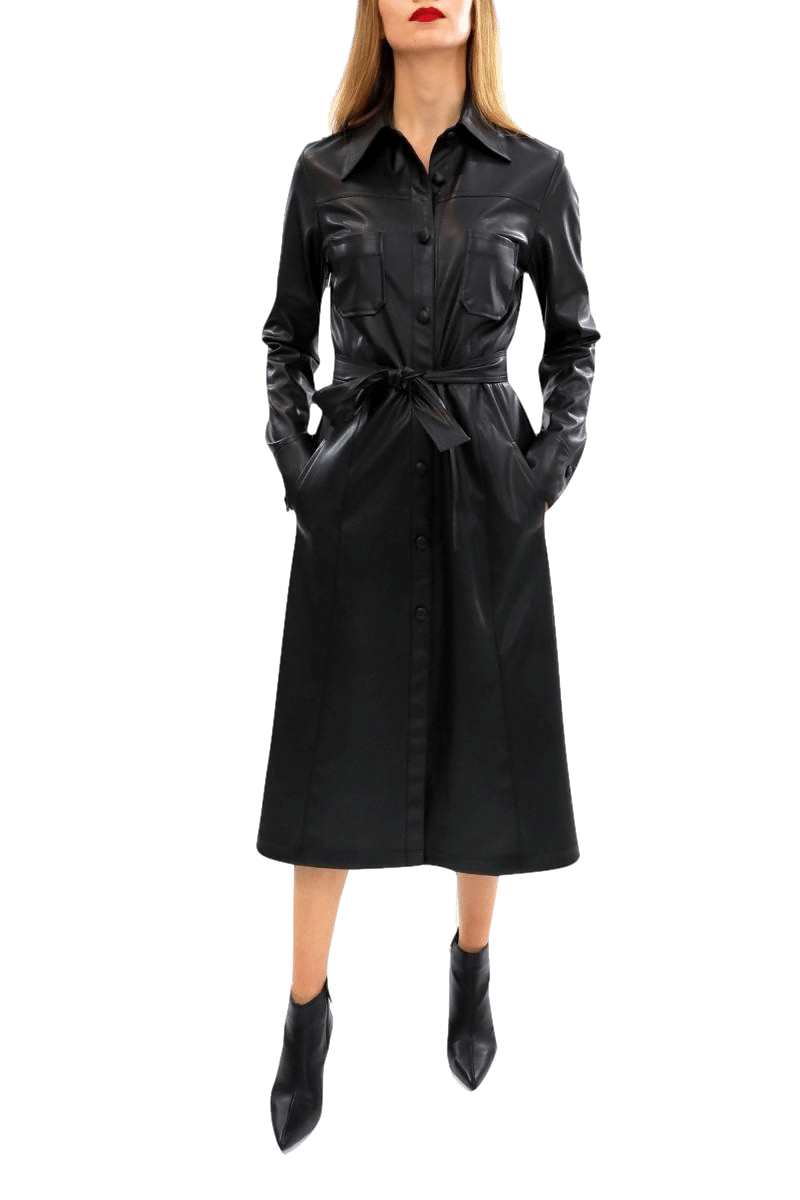 Dress Alexandra Cynical Black in Black made by HALEWSKI