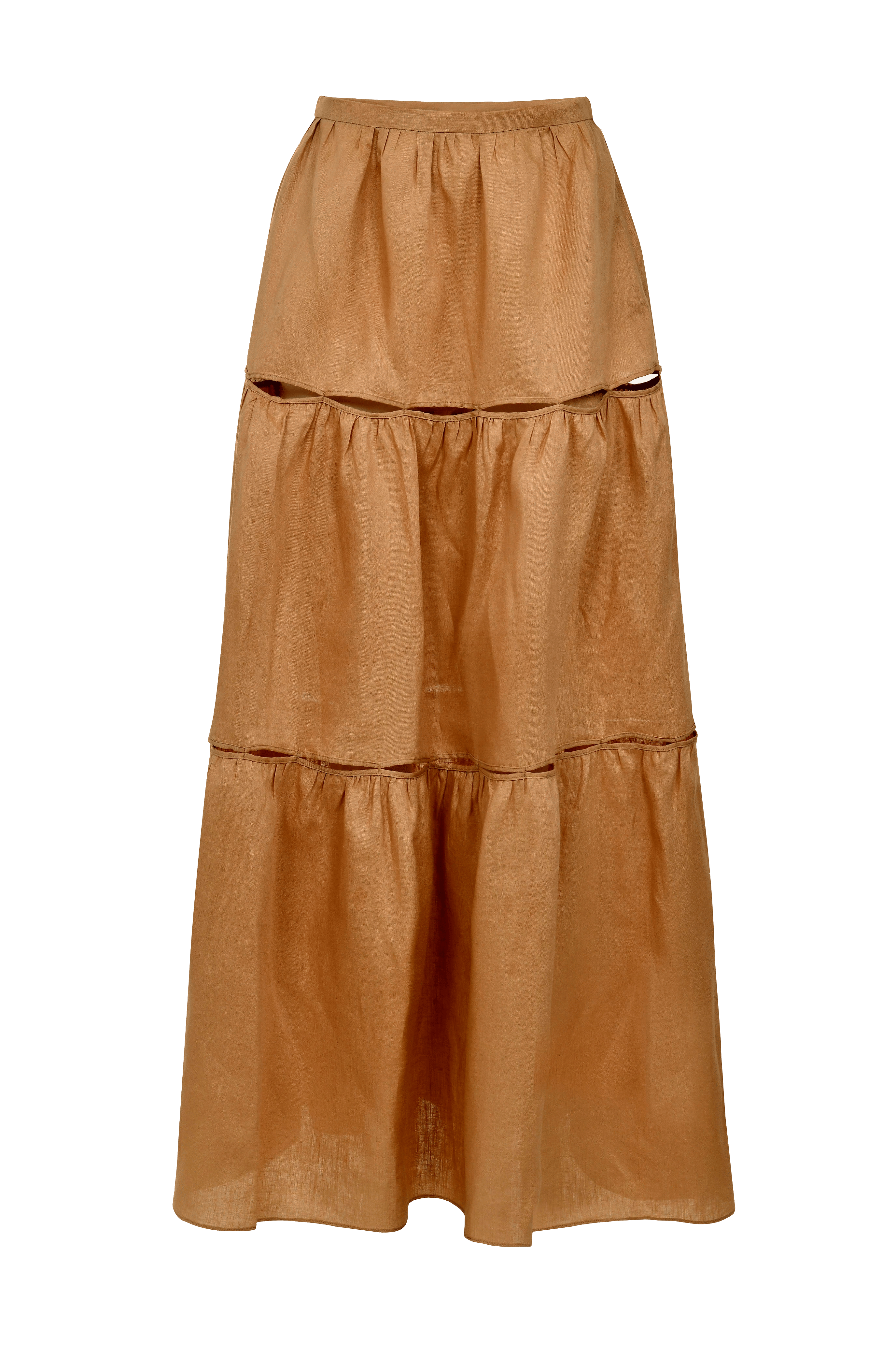Campesina 100% Linen Skirt - Miel made by Francesca Miranda