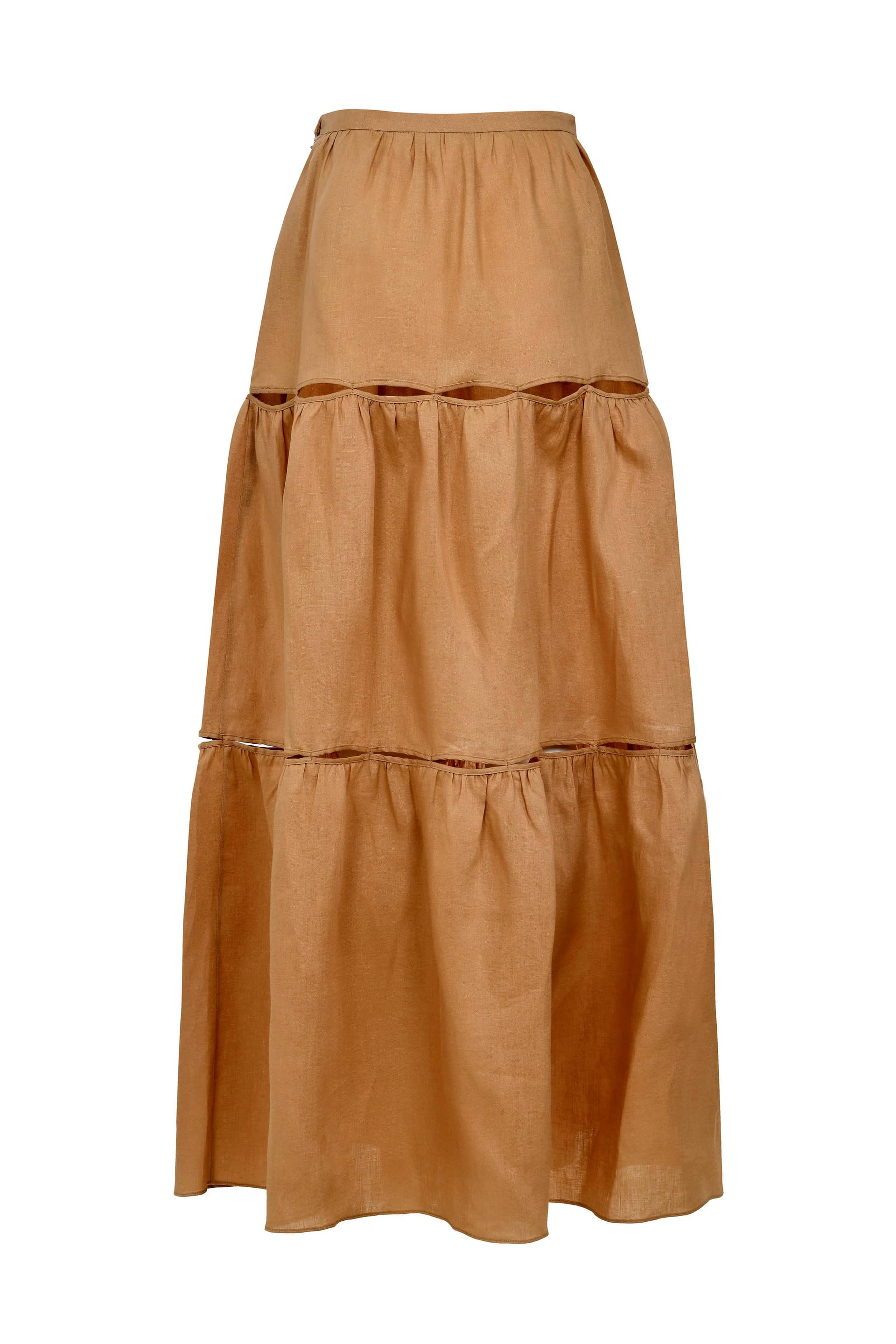 Campesina 100% Linen Skirt - Miel made by Francesca Miranda