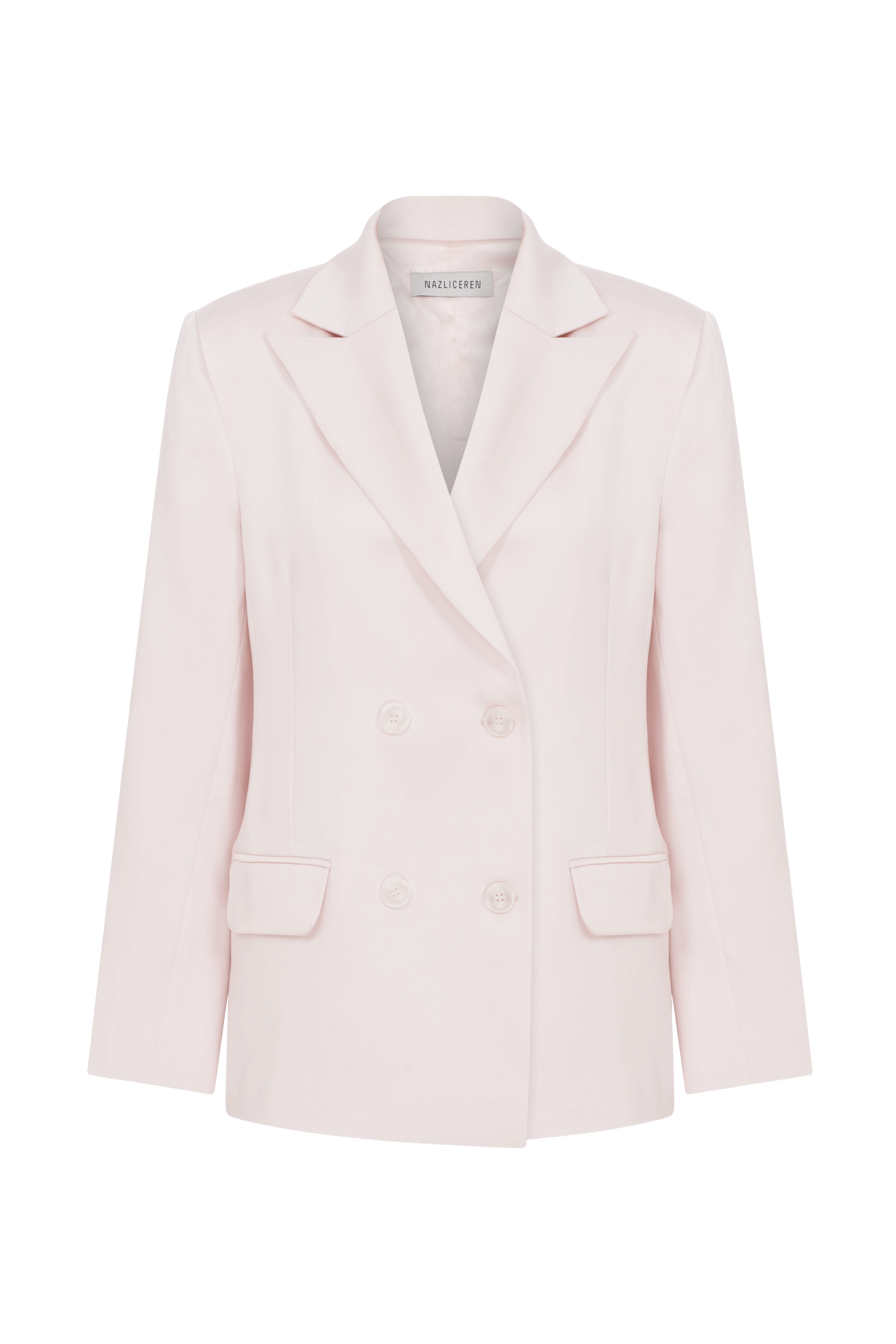 Elodie Blazer In Cloud Pink made by Nazli Ceren