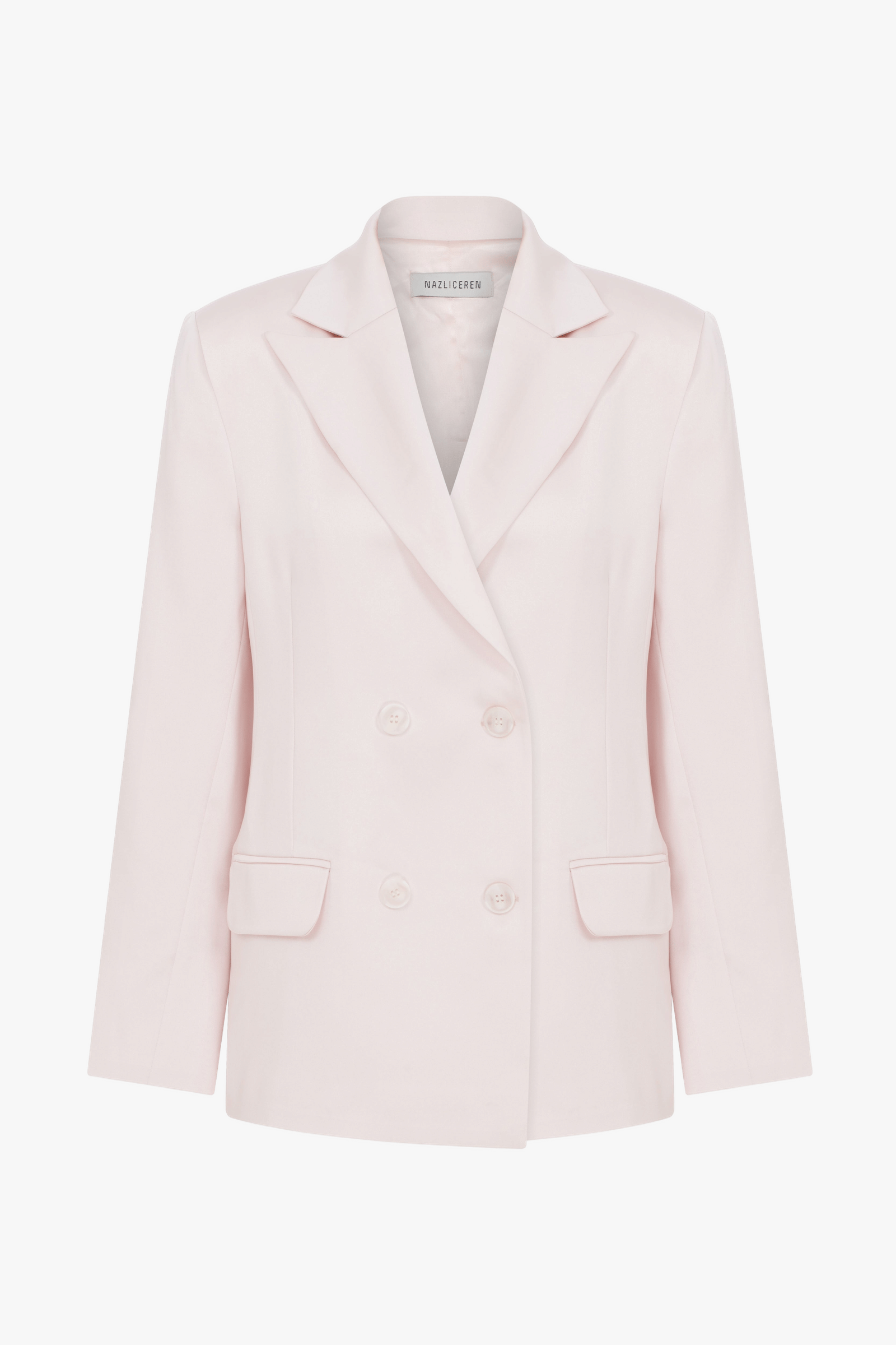 Elodie Blazer In Cloud Pink made by Nazli Ceren
