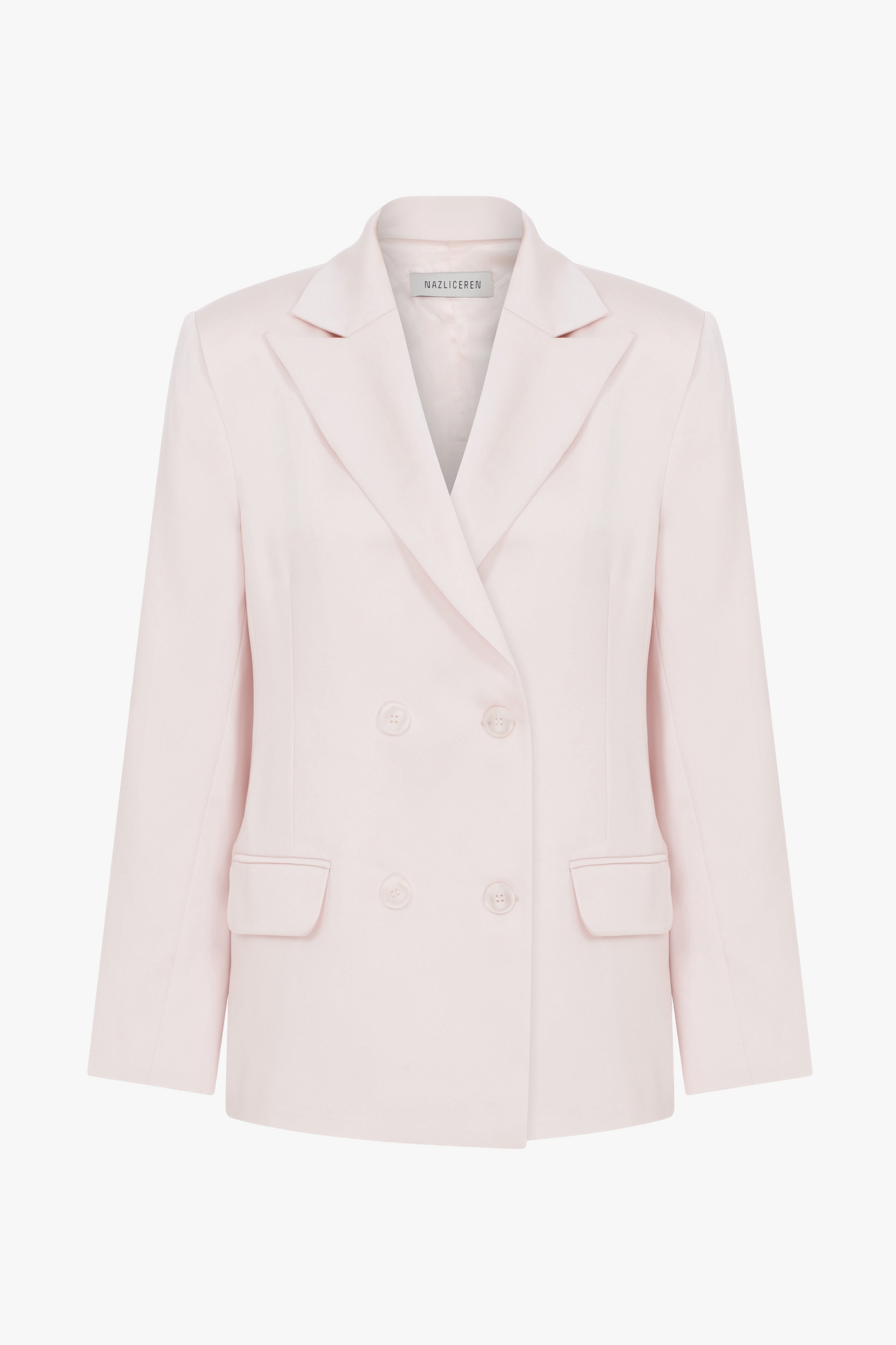 Elodie Blazer In Cloud Pink made by Nazli Ceren