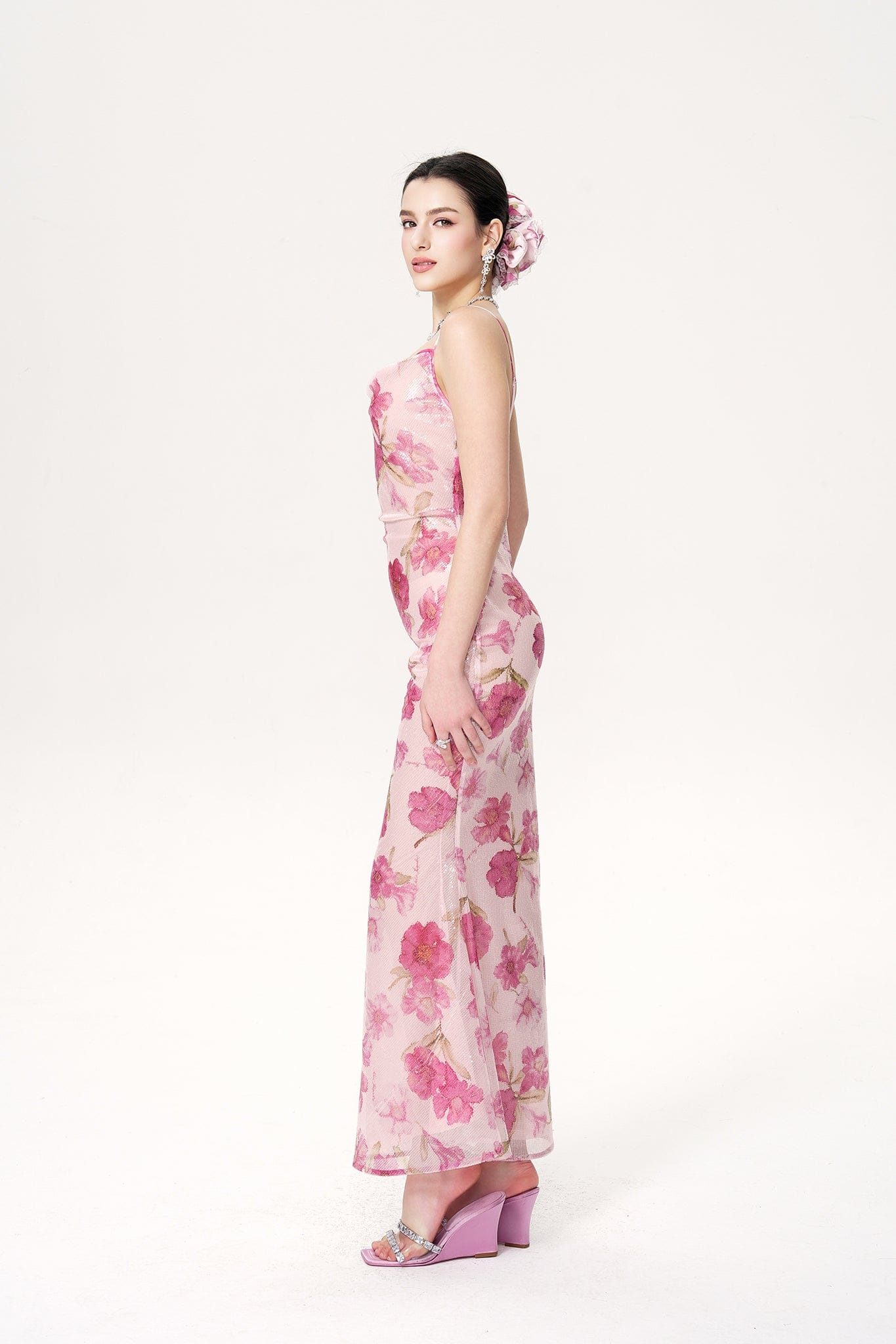 Esmeralda Dress (Pink) made by Nana Jacqueline