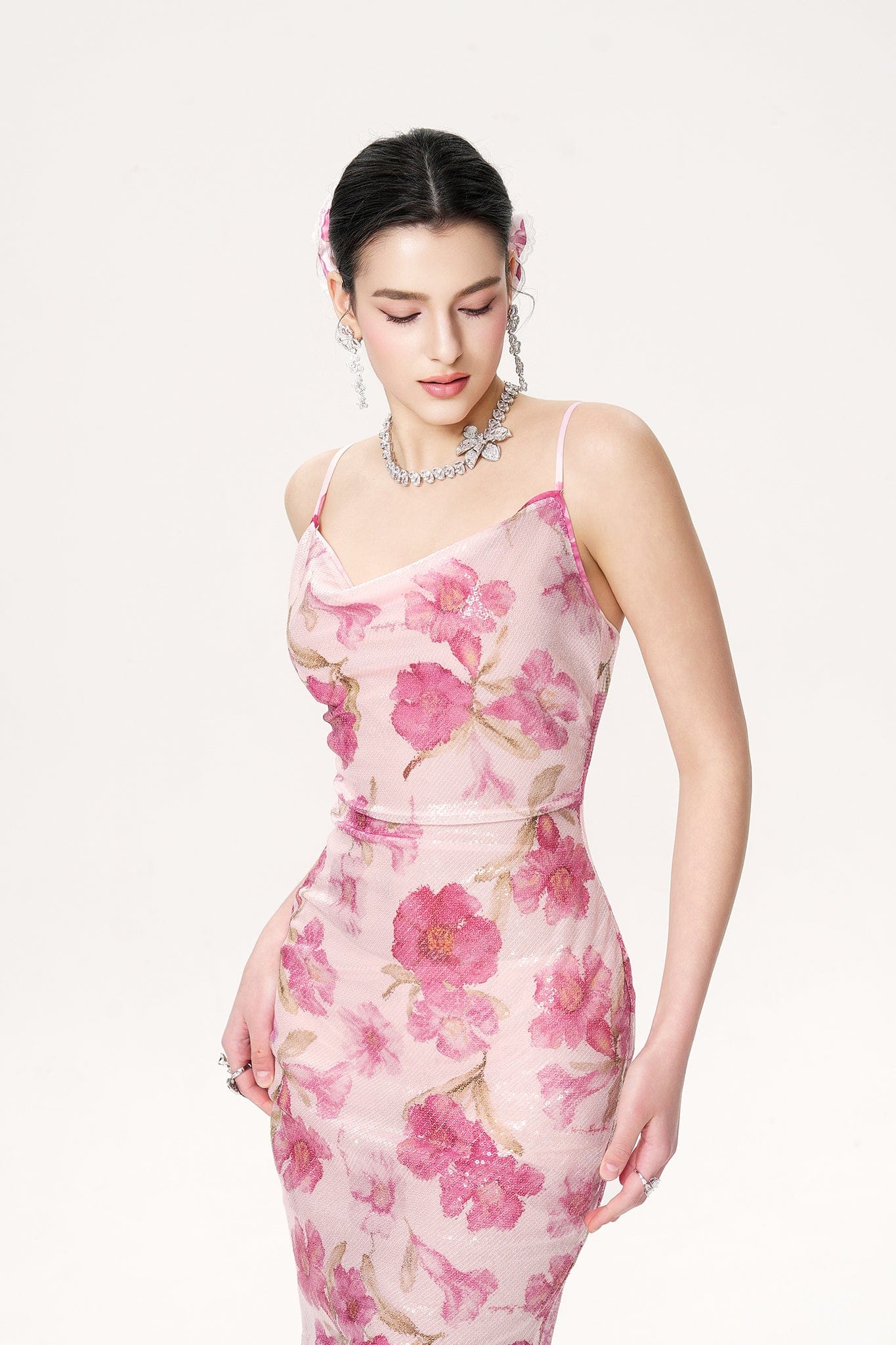 Esmeralda Dress (Pink) made by Nana Jacqueline