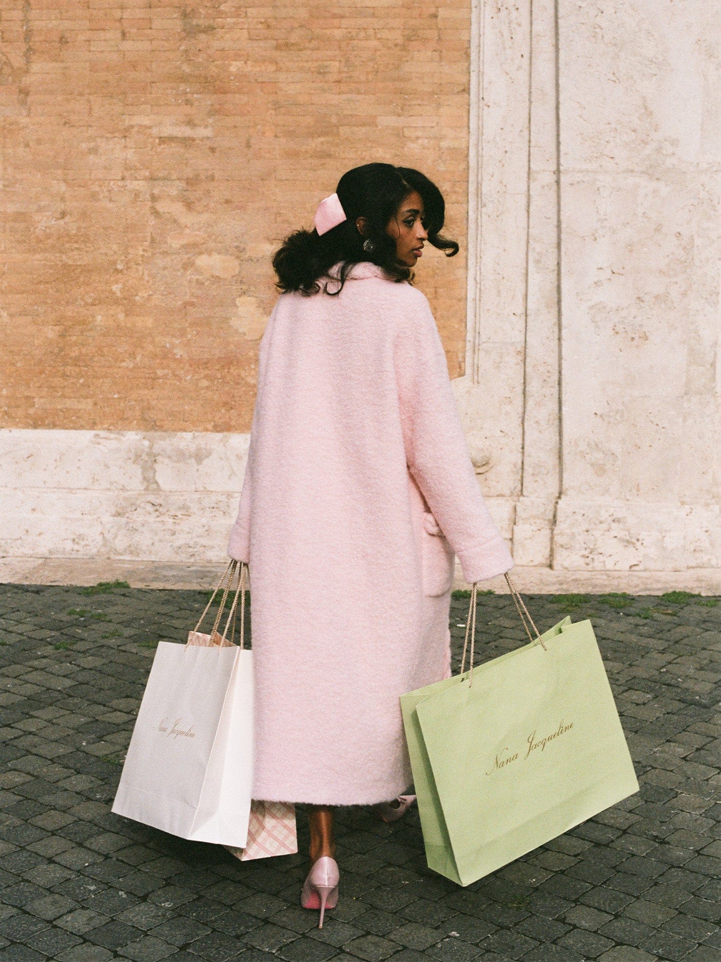 Elsa Coat (Pink) made by Nana Jacqueline