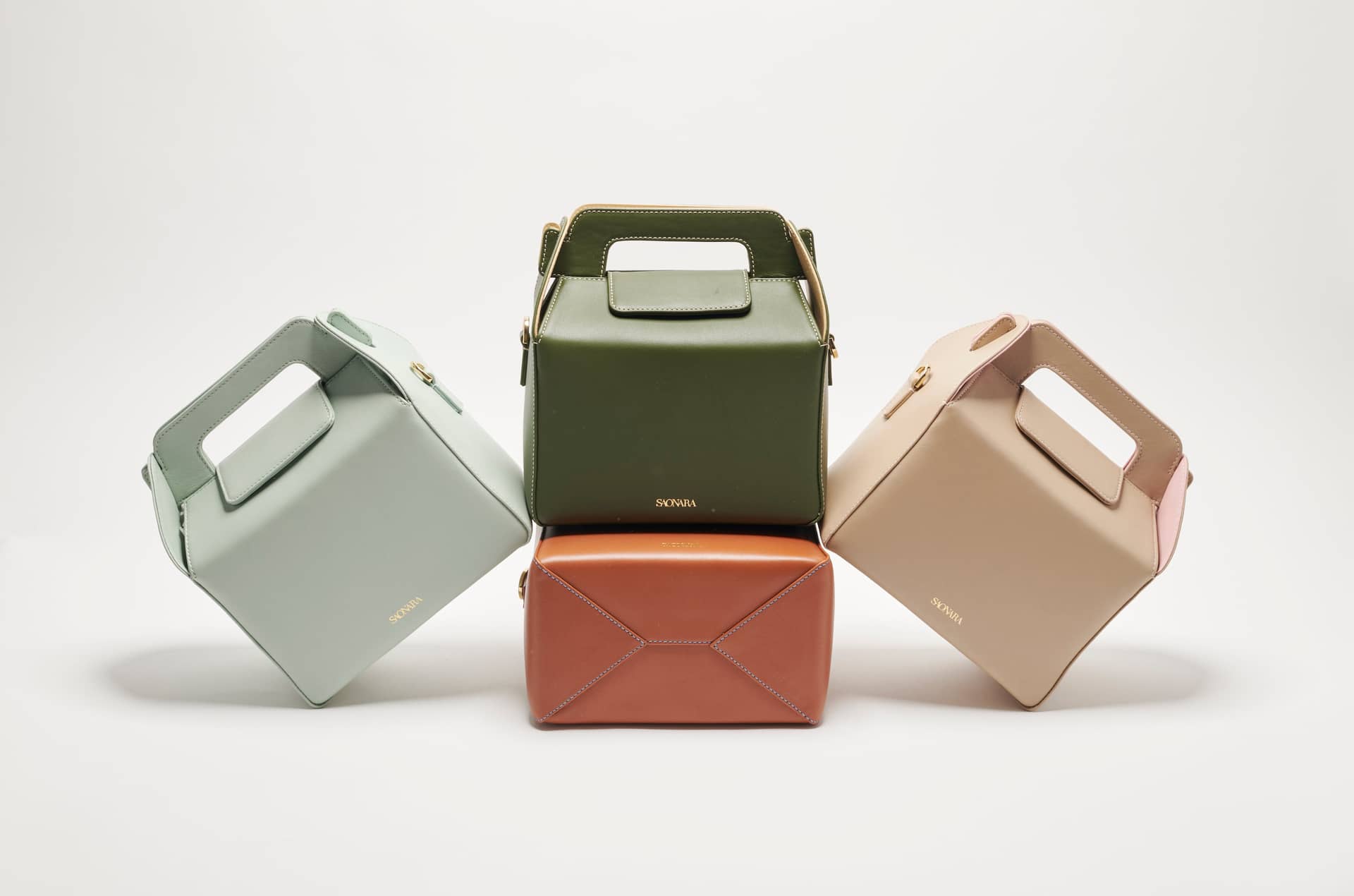 SAONARA KUKITO TAUPE/PEONIA PIEL made by Saonara