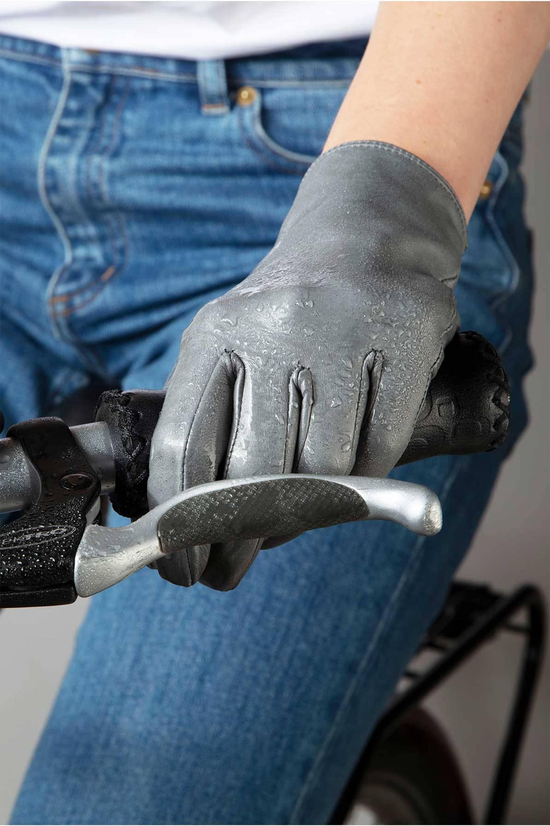 Washable Leather Grey made by Handsome Stockholm