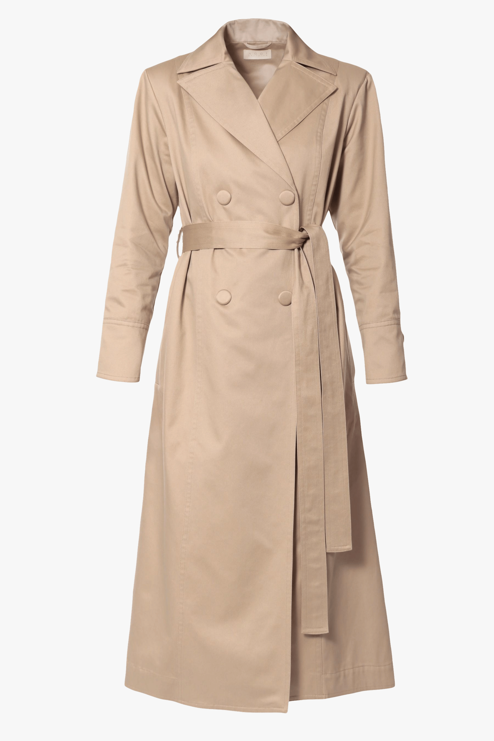 Trench Coat Logan Natural Beige made by HALEWSKI
