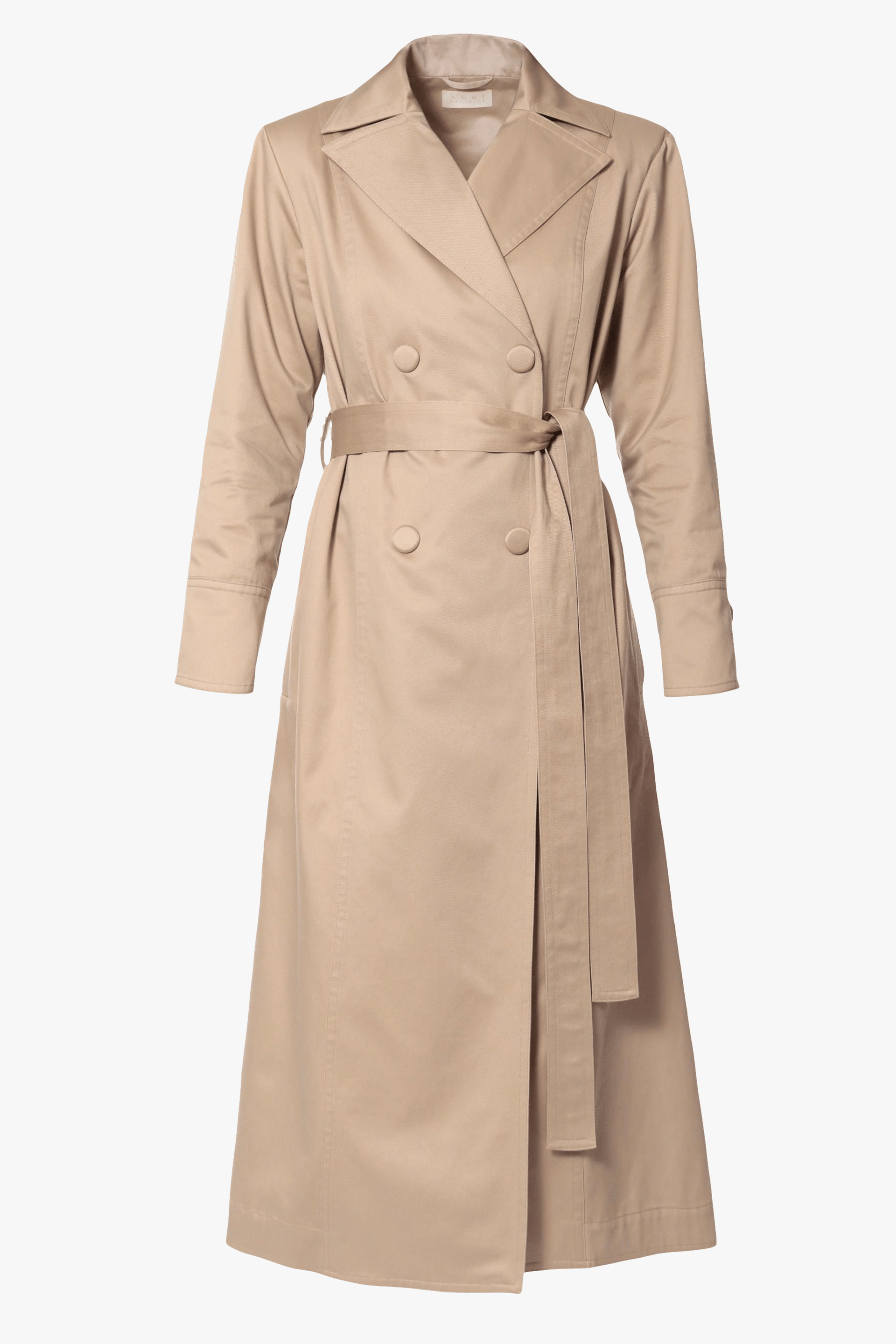 Trench Coat Logan Natural Beige made by HALEWSKI