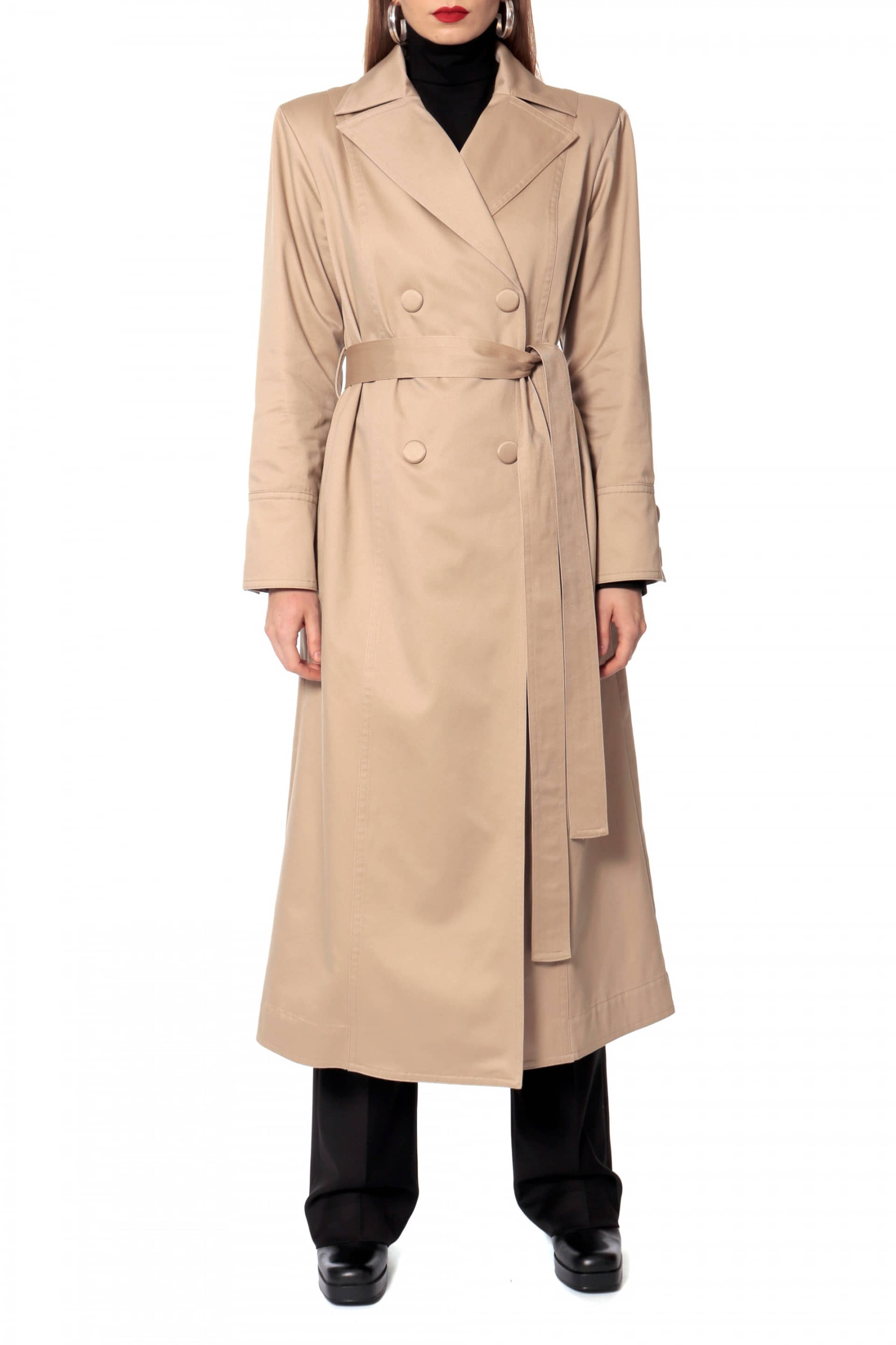 Trench Coat Logan Natural Beige made by HALEWSKI
