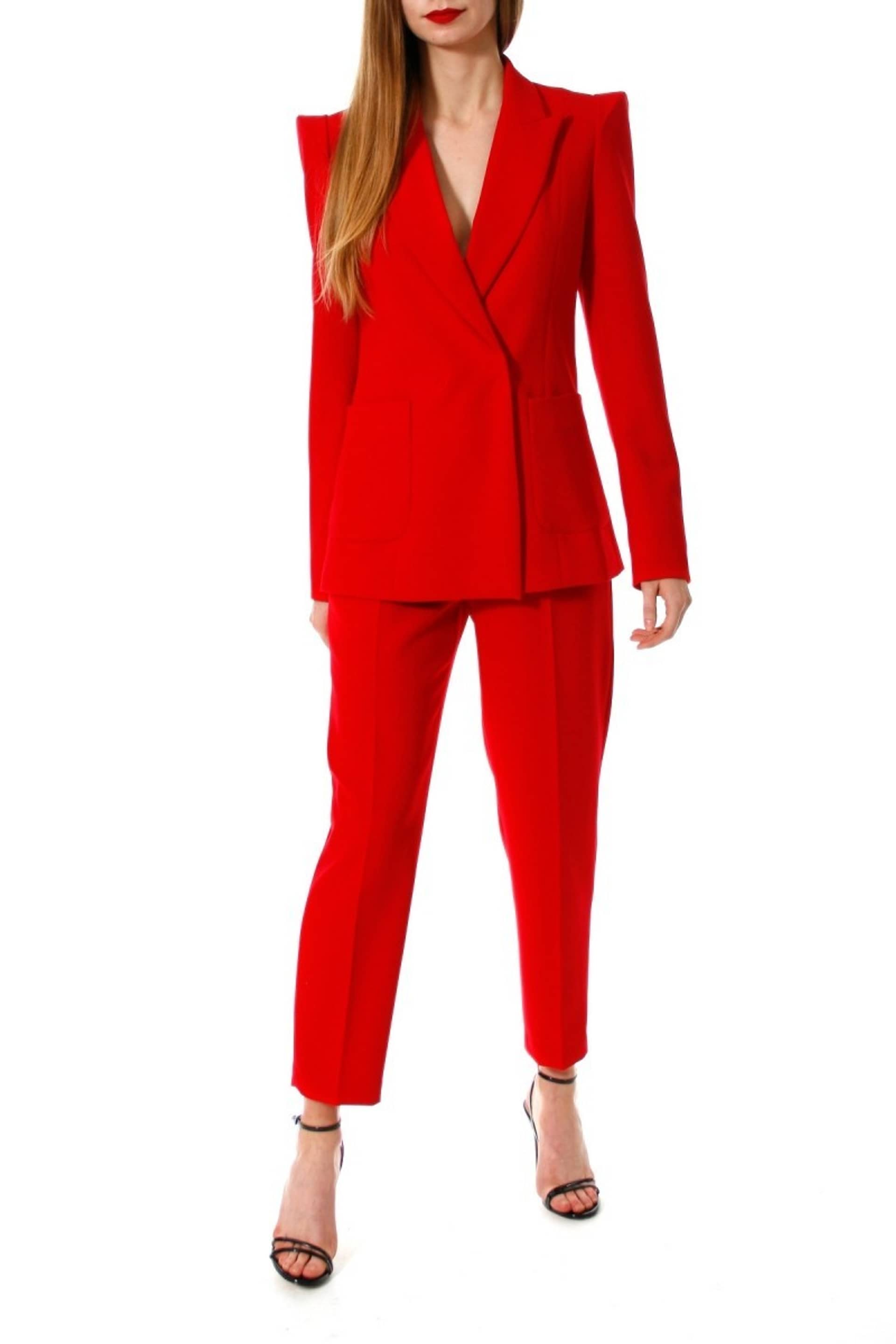 Blazer Samantha True Red in Red made by HALEWSKI