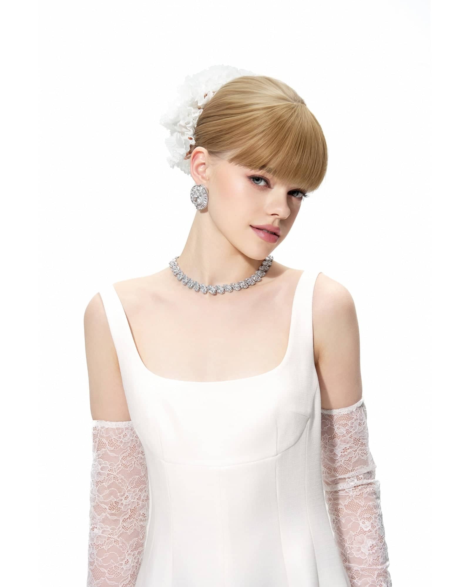 Marianne Dress (White) made by Nana Jacqueline