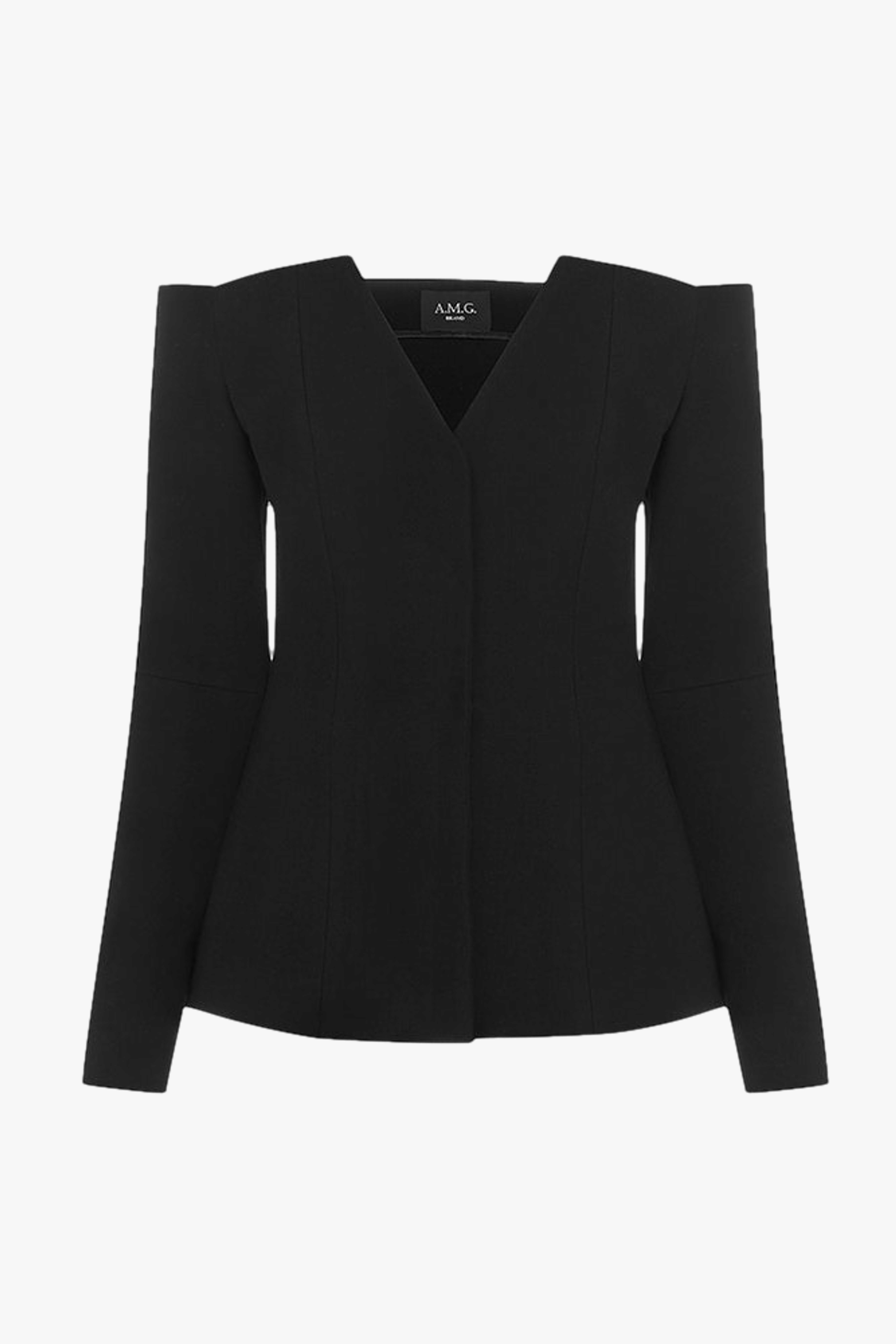 Off-shoulders jacket made by A.M.G