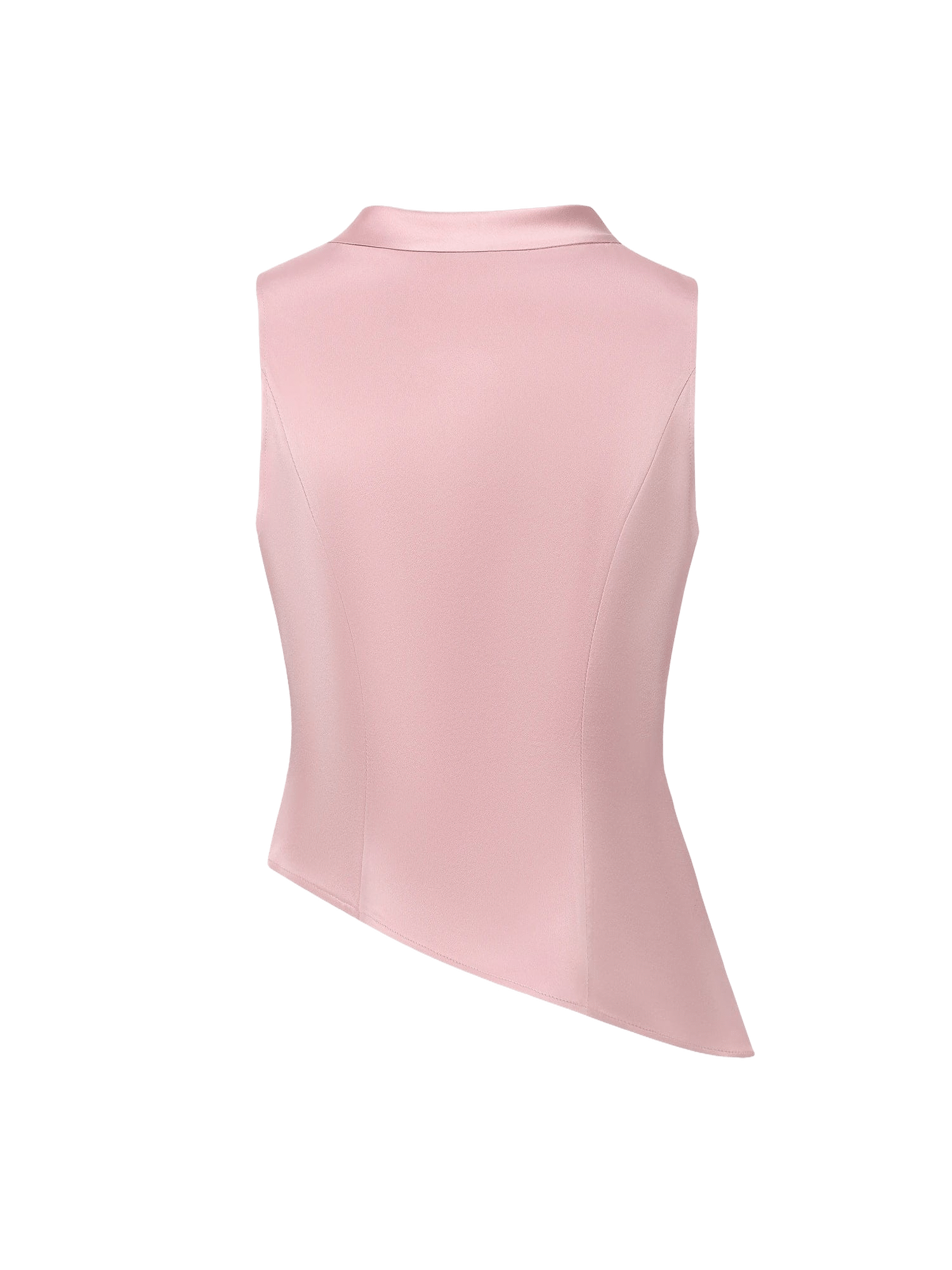 Lily Satin Bow Detail Pink Top made by Nana Jacqueline