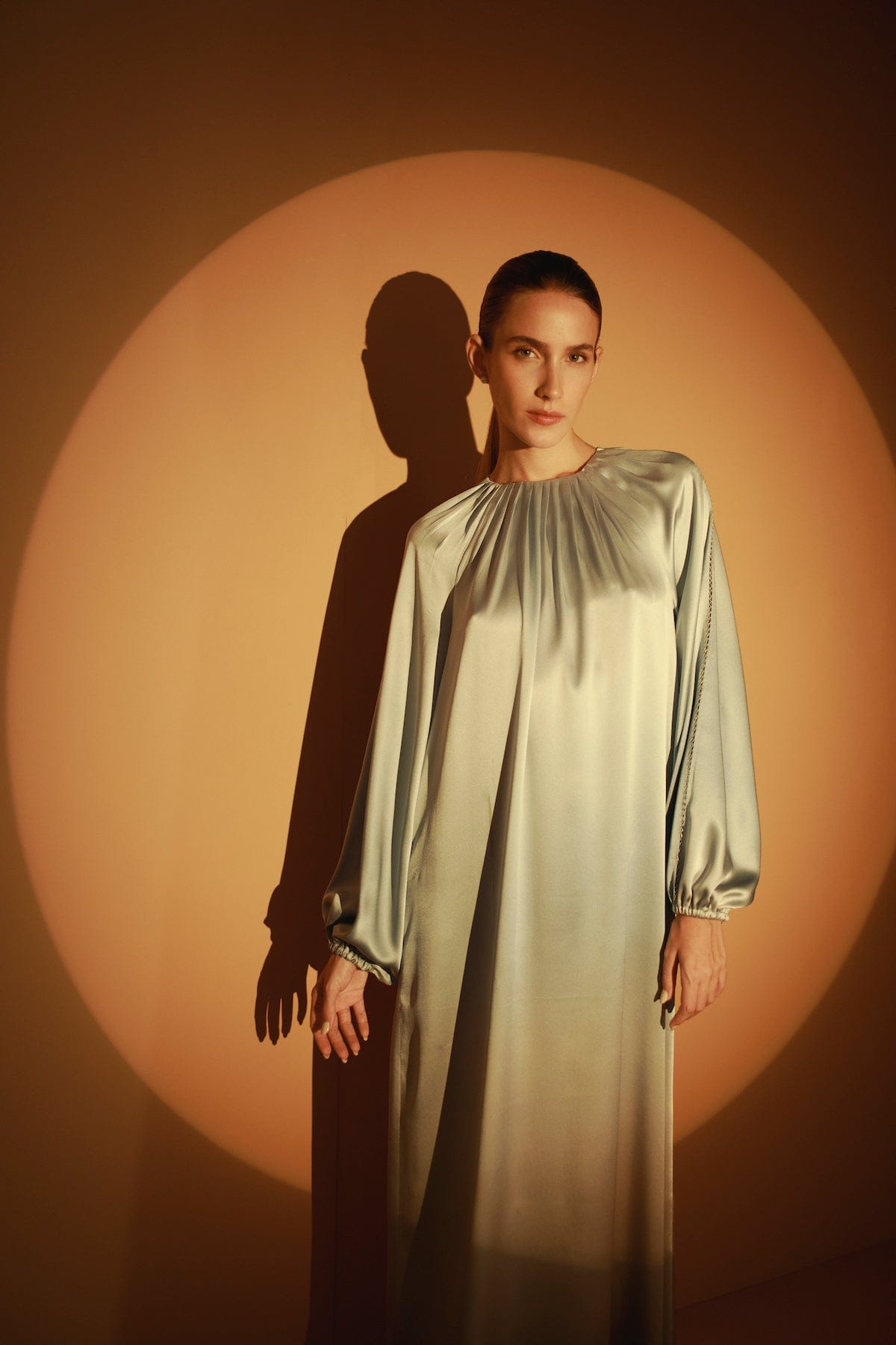 Midnight Hand-Dyed Tunic Dress made by Francesca Miranda