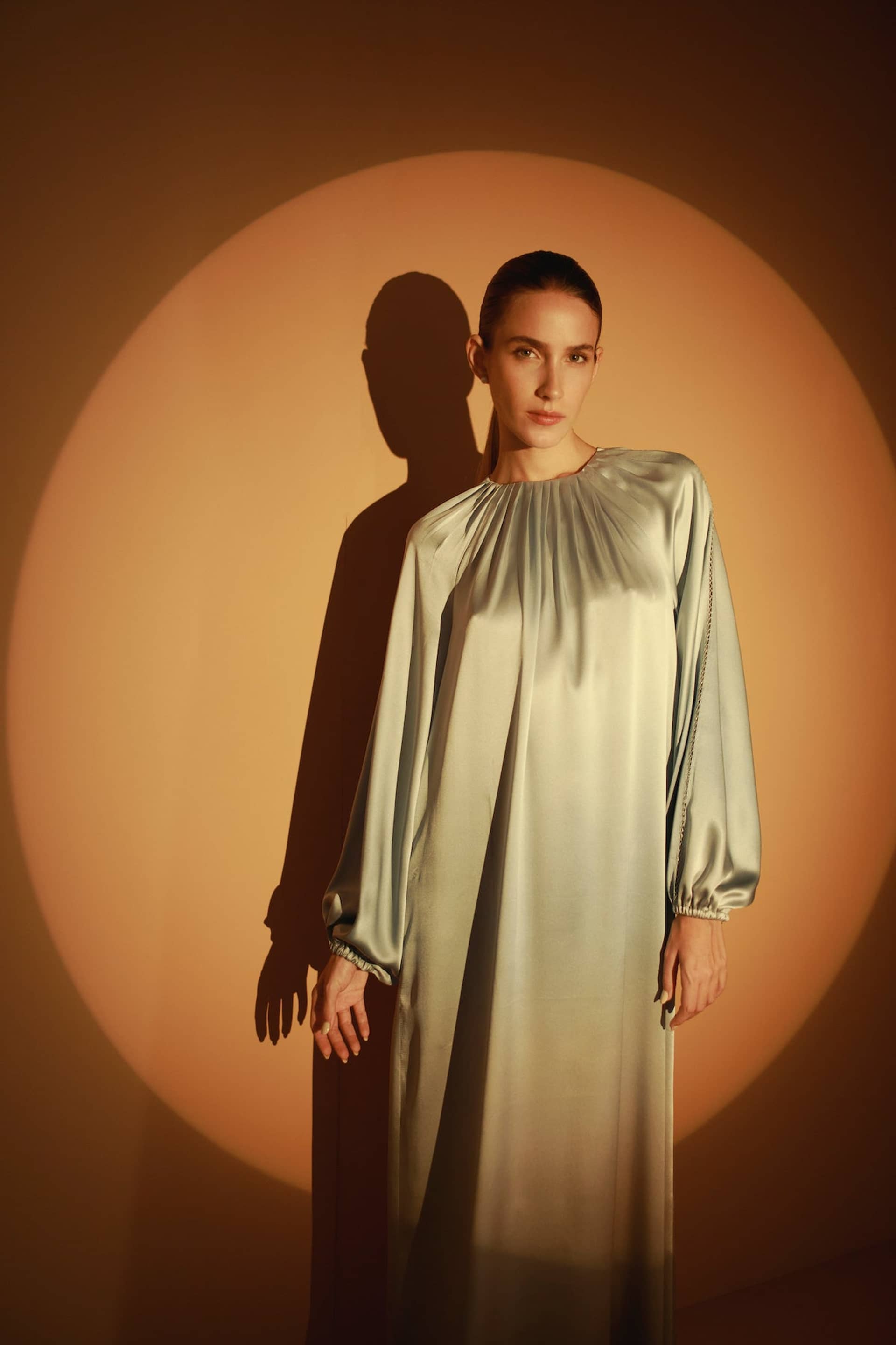 Midnight Hand-Dyed Tunic Dress made by Francesca Miranda