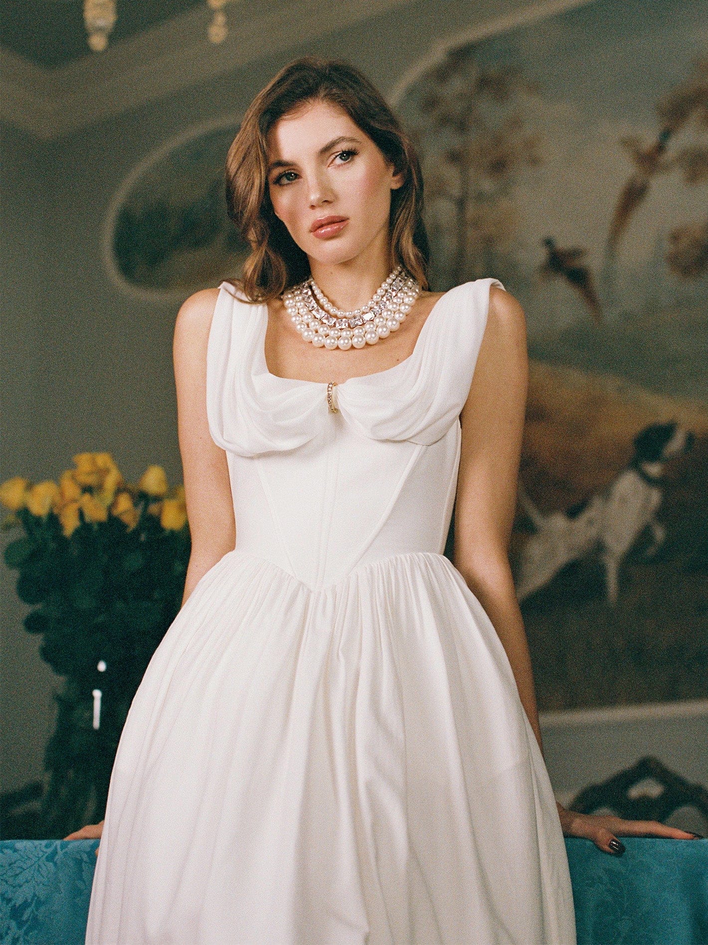 Vivian Dress (White) made by Nana Jacqueline