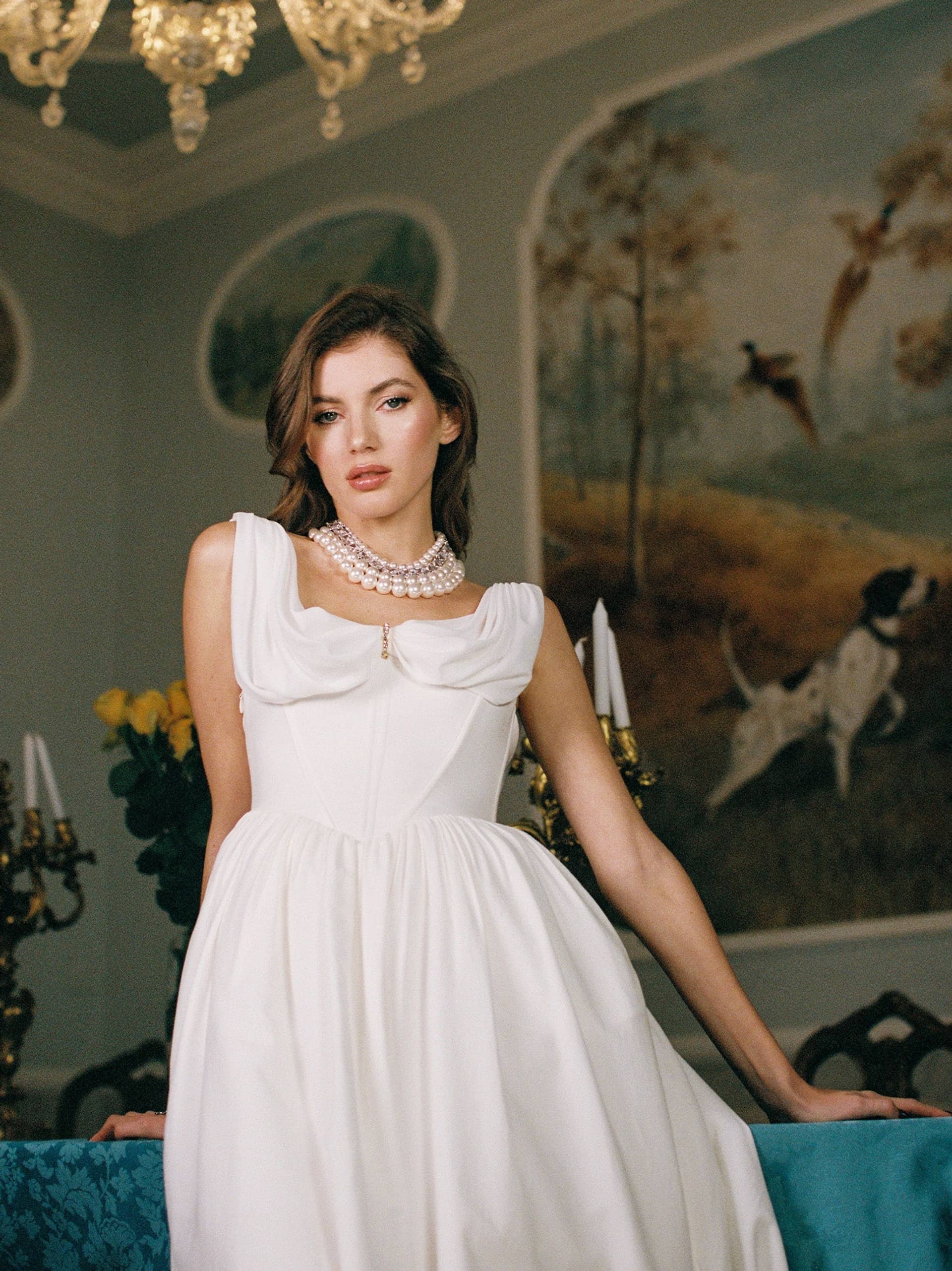 Vivian Dress (White) made by Nana Jacqueline