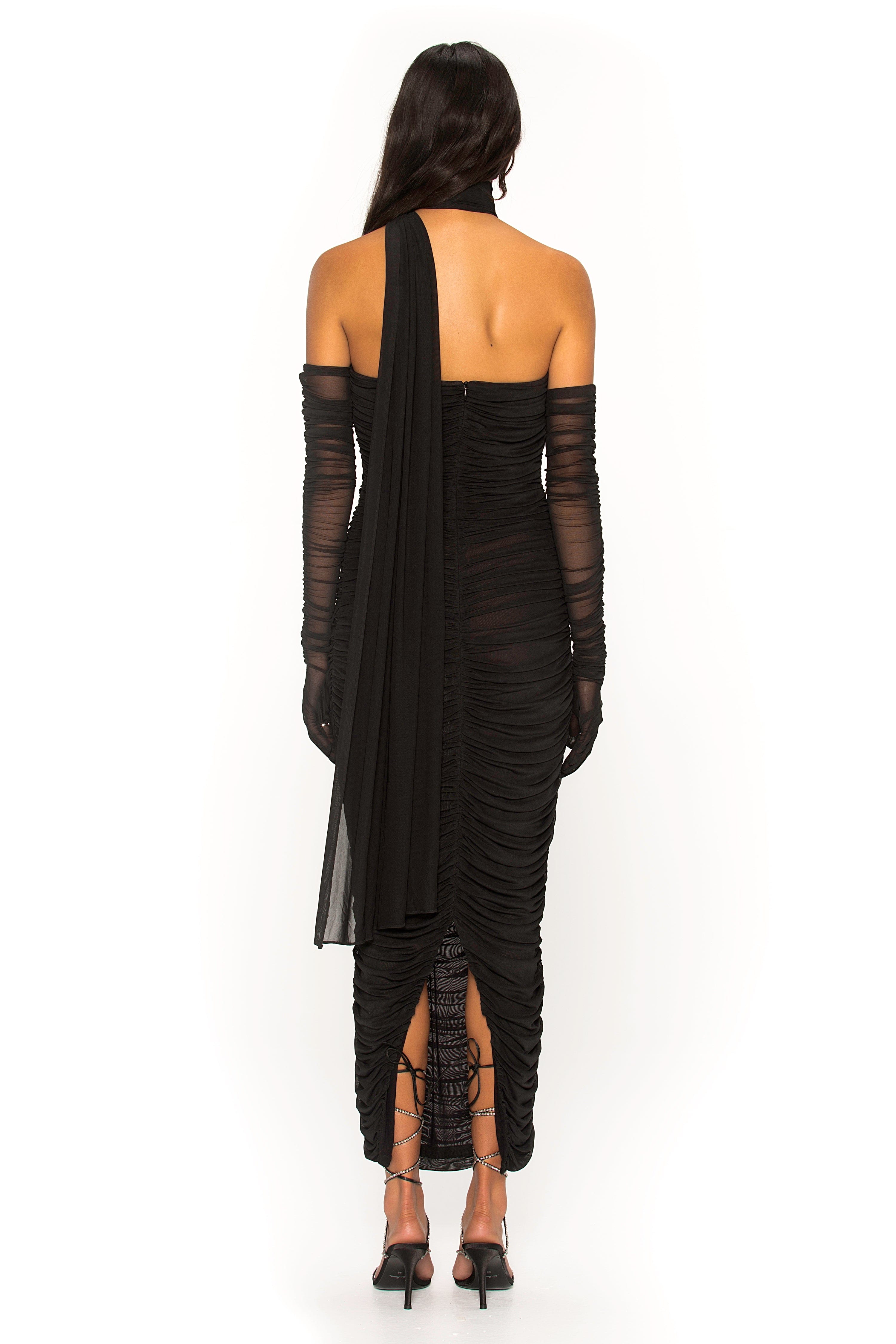 Gia Dress (Black) made by Nana Jacqueline