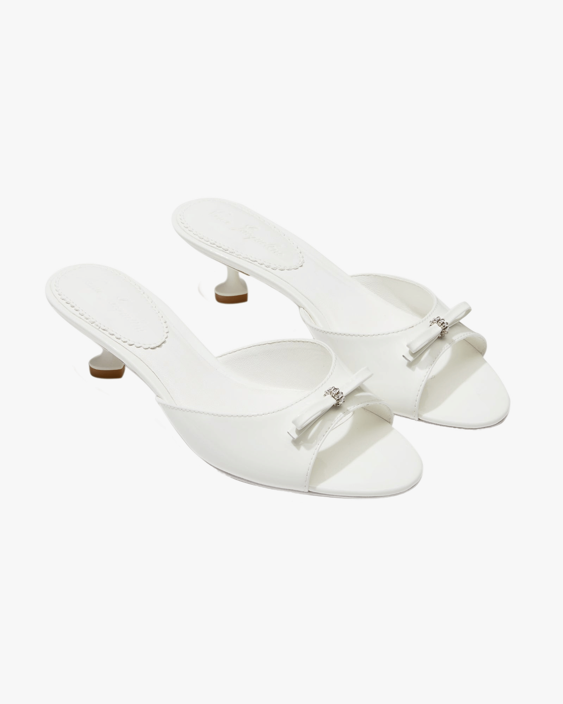 Ella Heart Shoes (White) made by Nana Jacqueline