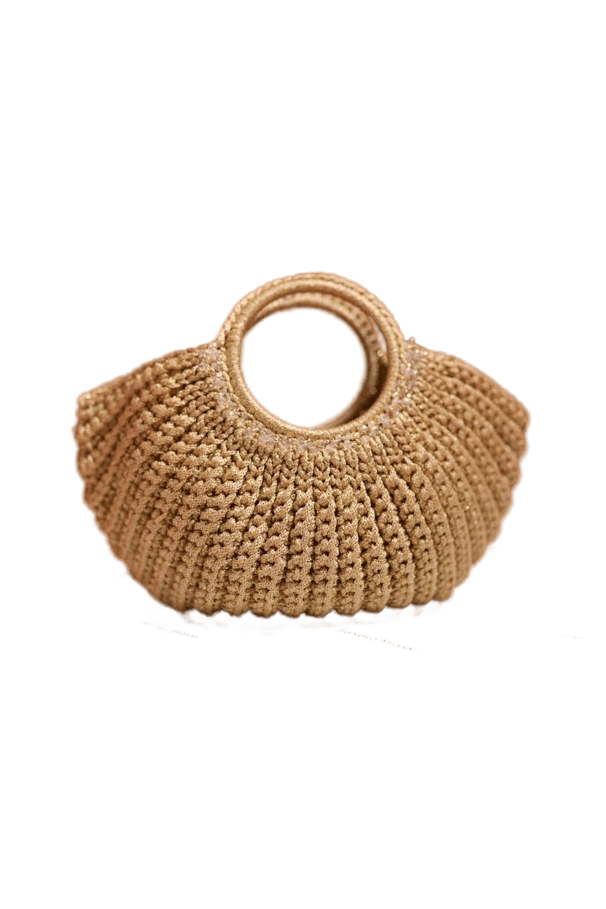 Gold Handmade Bag made by Francesca Miranda