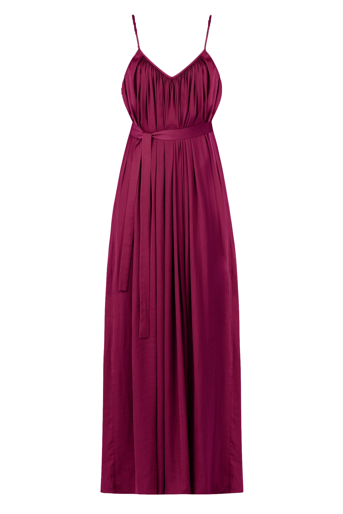 MEFYA flowing pink bridesmaid dress in Red made by UNDRESS