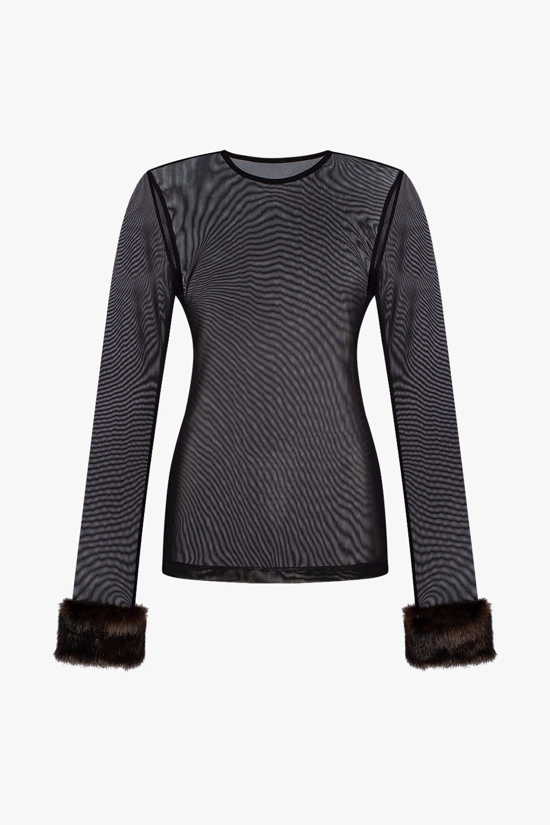 BLOUSE WITH FUR made by Guranda