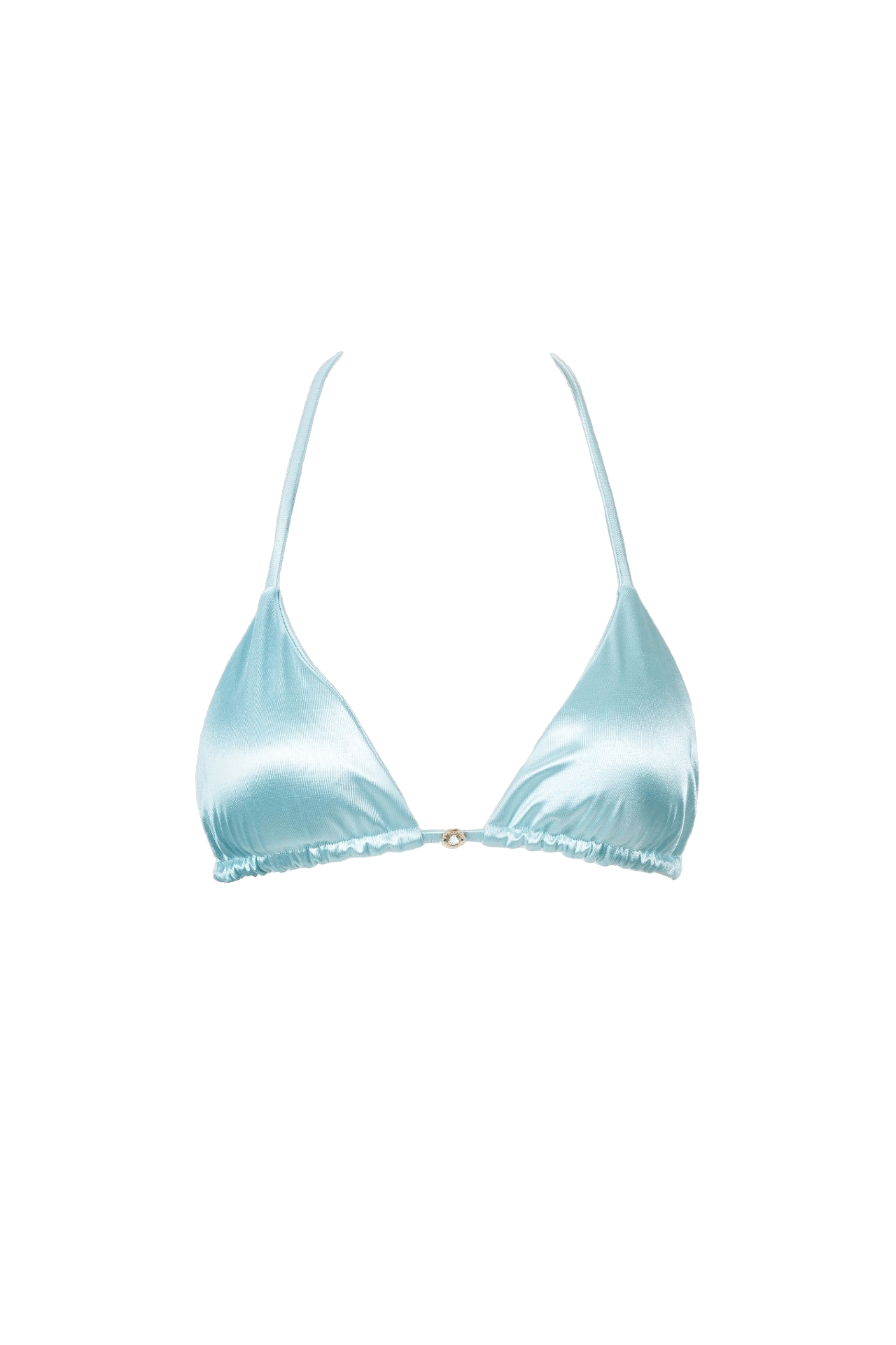 Cara Triangle Bikini Top in Ocean made by Decolet The Label