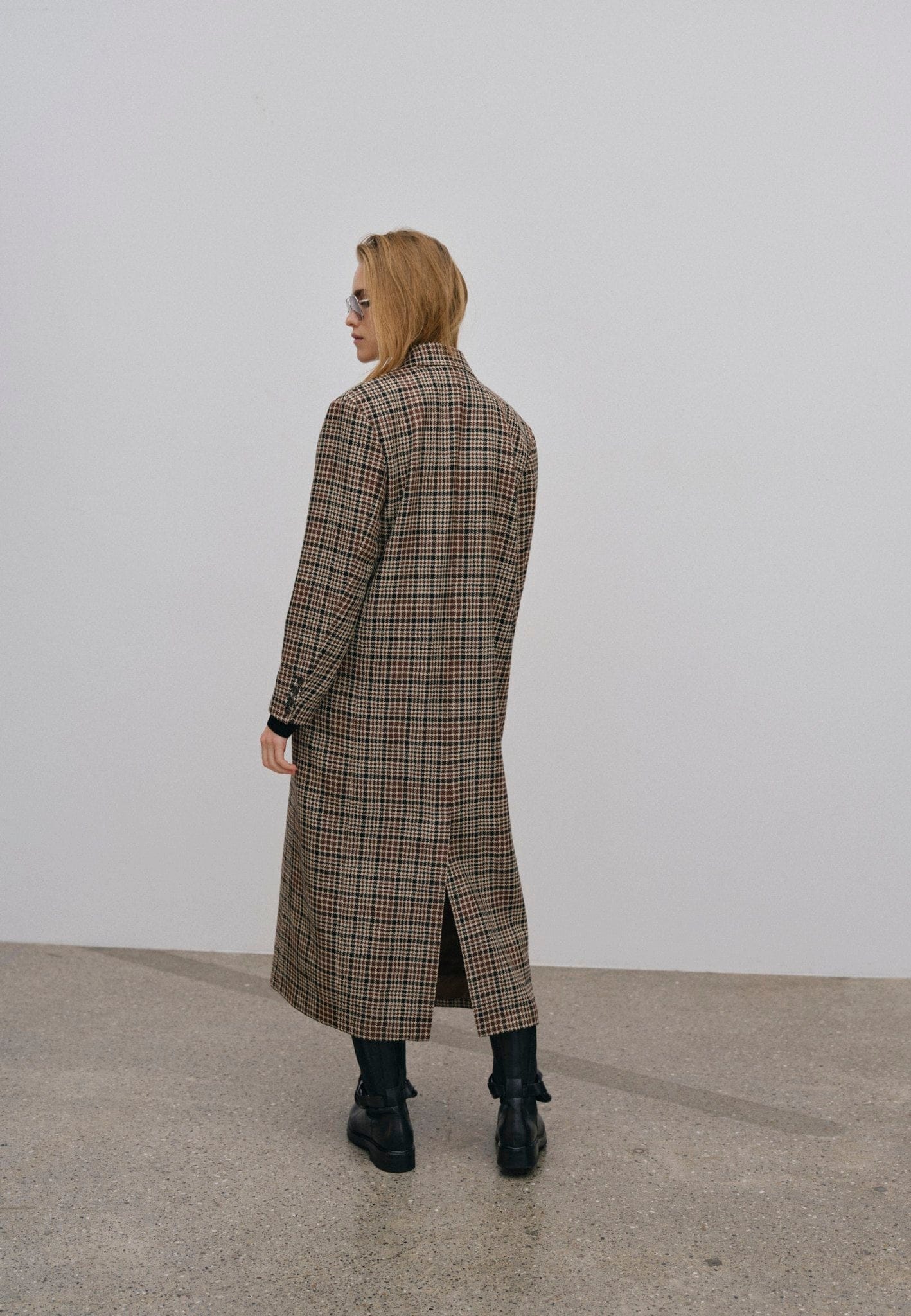 Wanda  Wool Coat - Checks made by HERSKIND