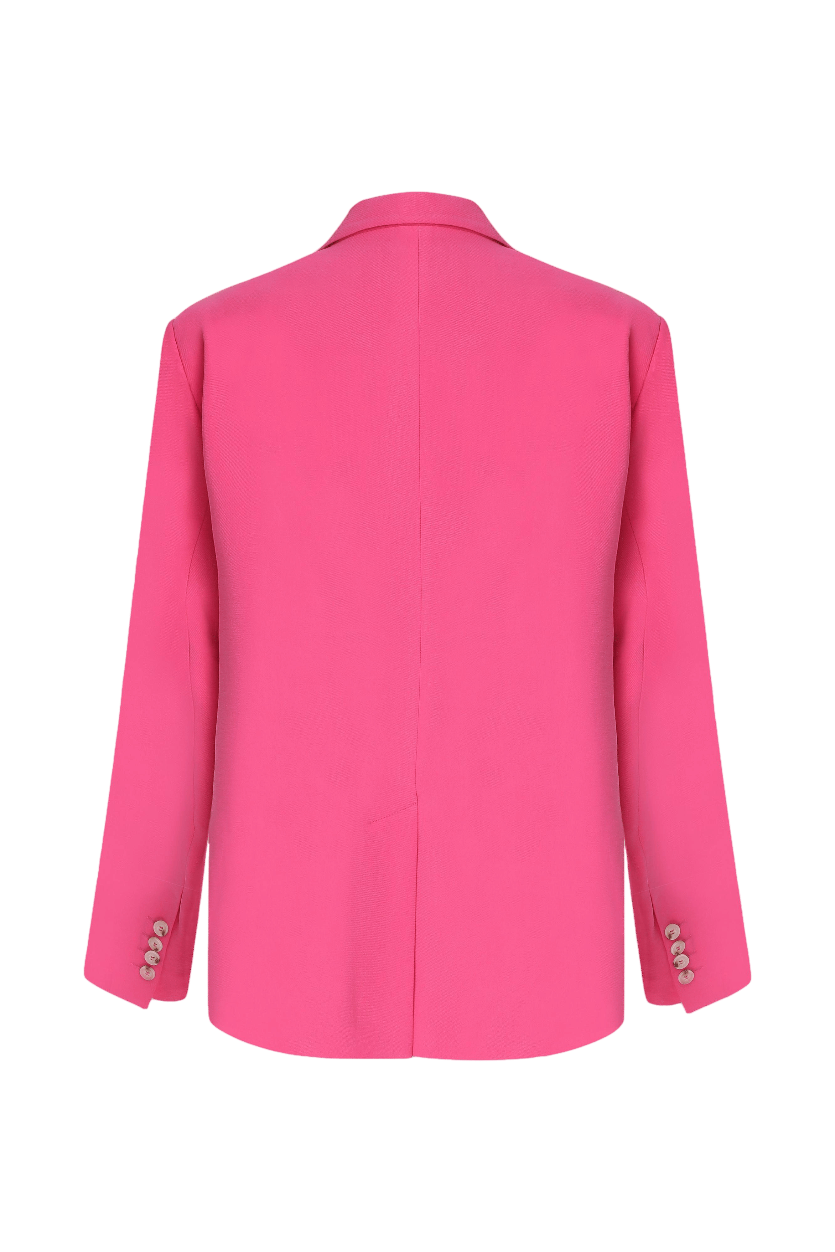 Boxy Oversize Blazer in Bubble Gum Pink made by Nazli Ceren