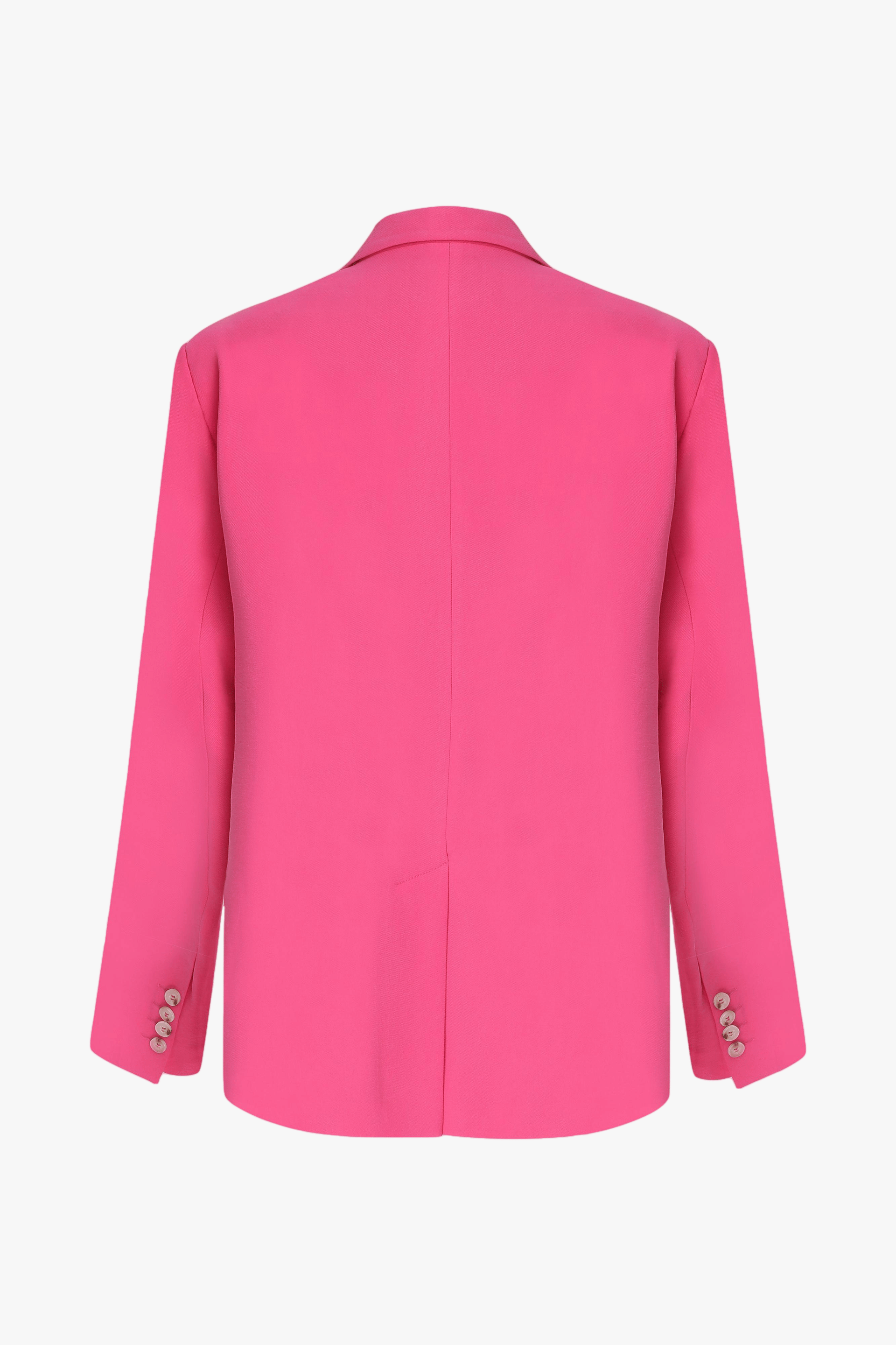 Boxy Oversize Blazer in Bubble Gum Pink made by Nazli Ceren