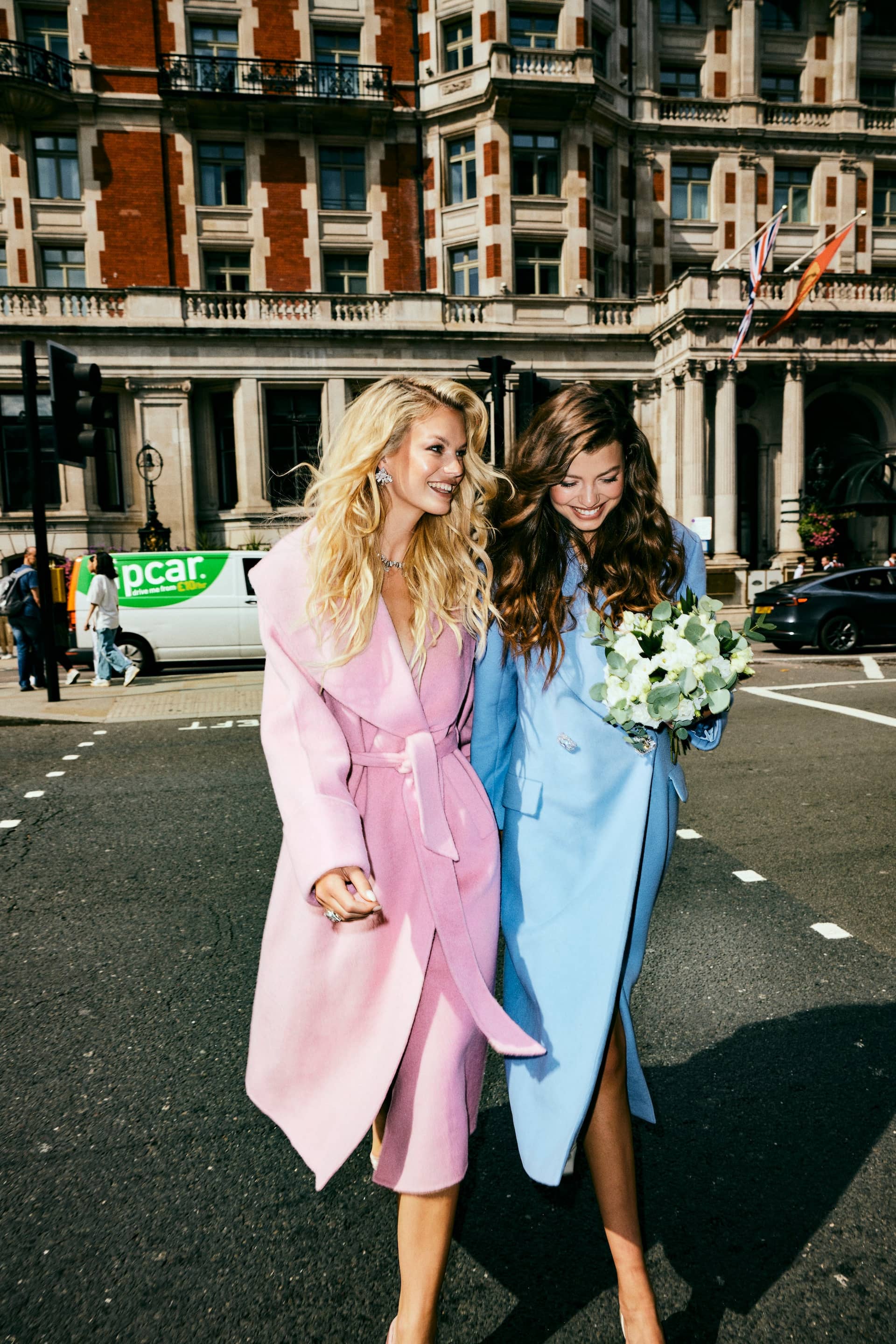 Emmeline Lapel Coat (Pink) made by Nana Jacqueline