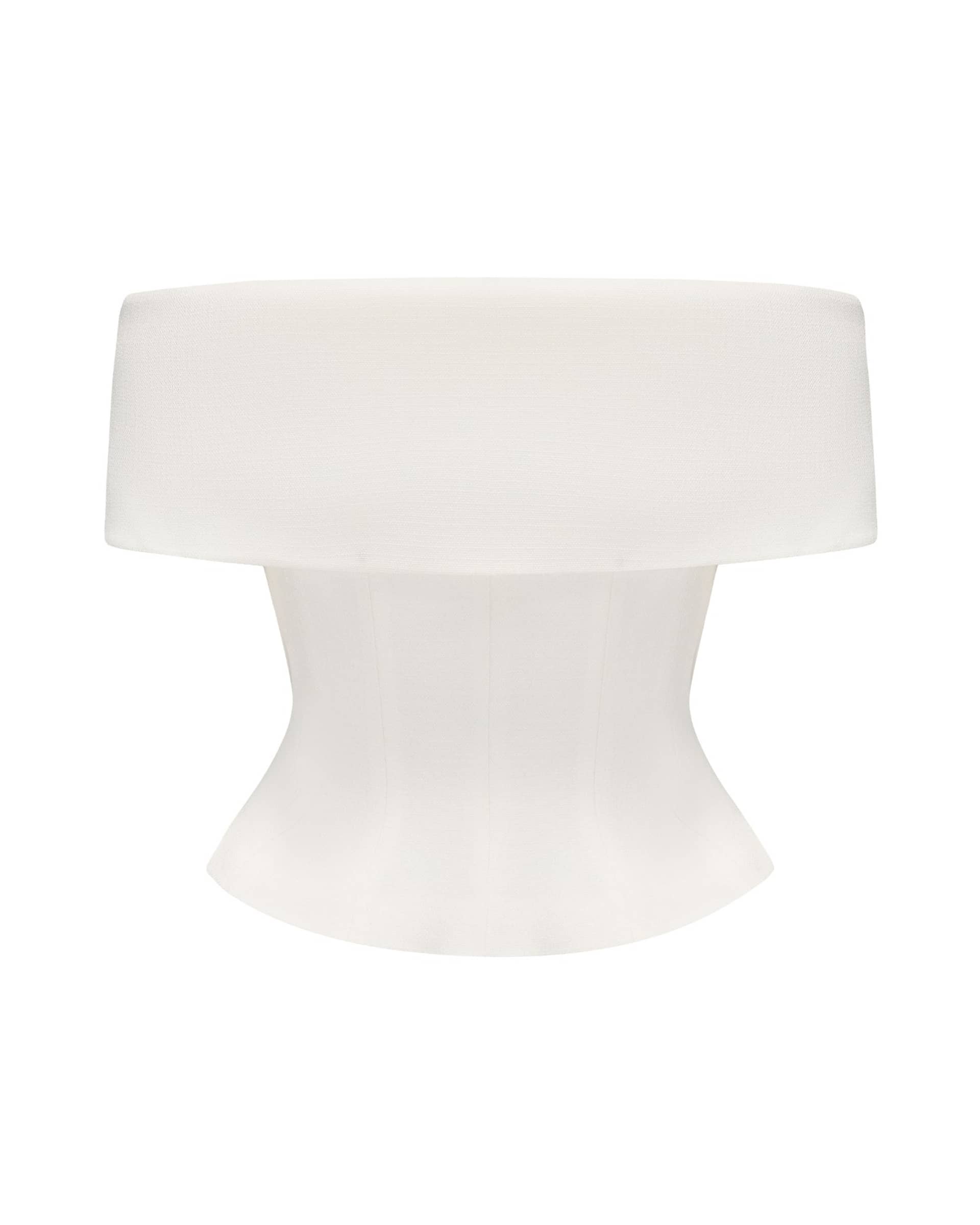 Blakely Top (White) made by Nana Jacqueline