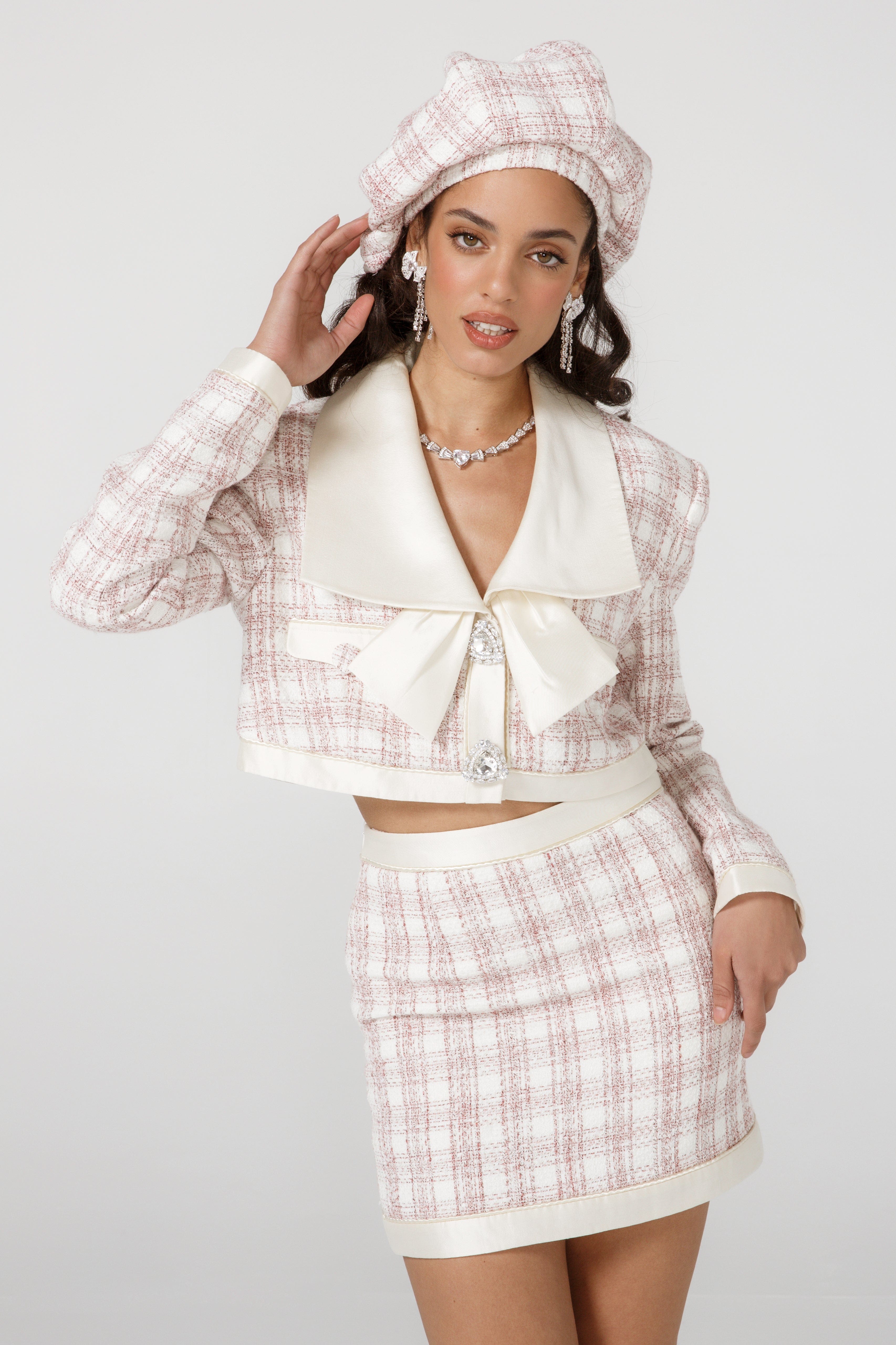 Alexa Mini Skirt (Final Sale) in Multi color made by Nana Jacqueline