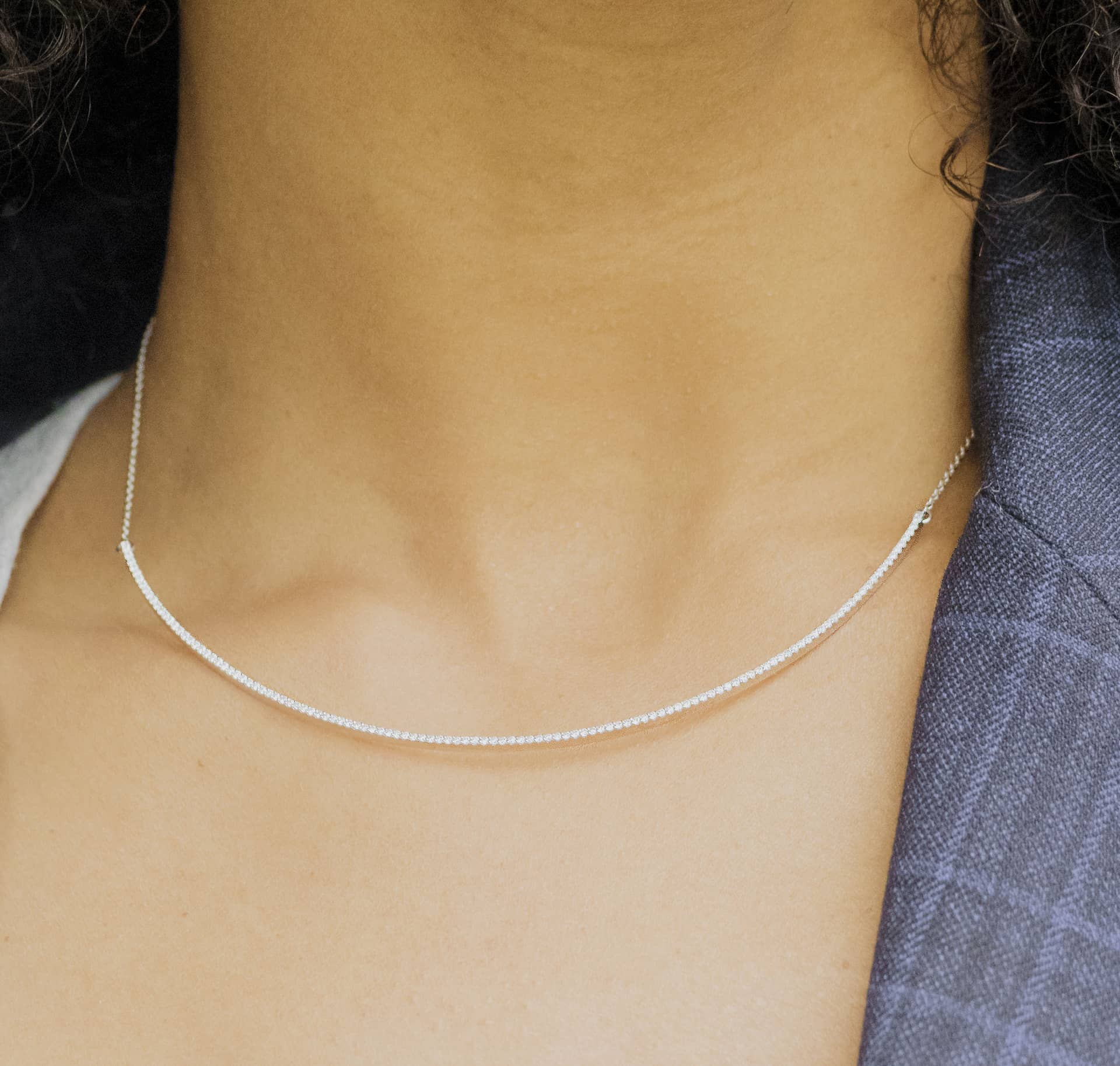 COLLAR SHEWEL CURVE made by Gold & Roses