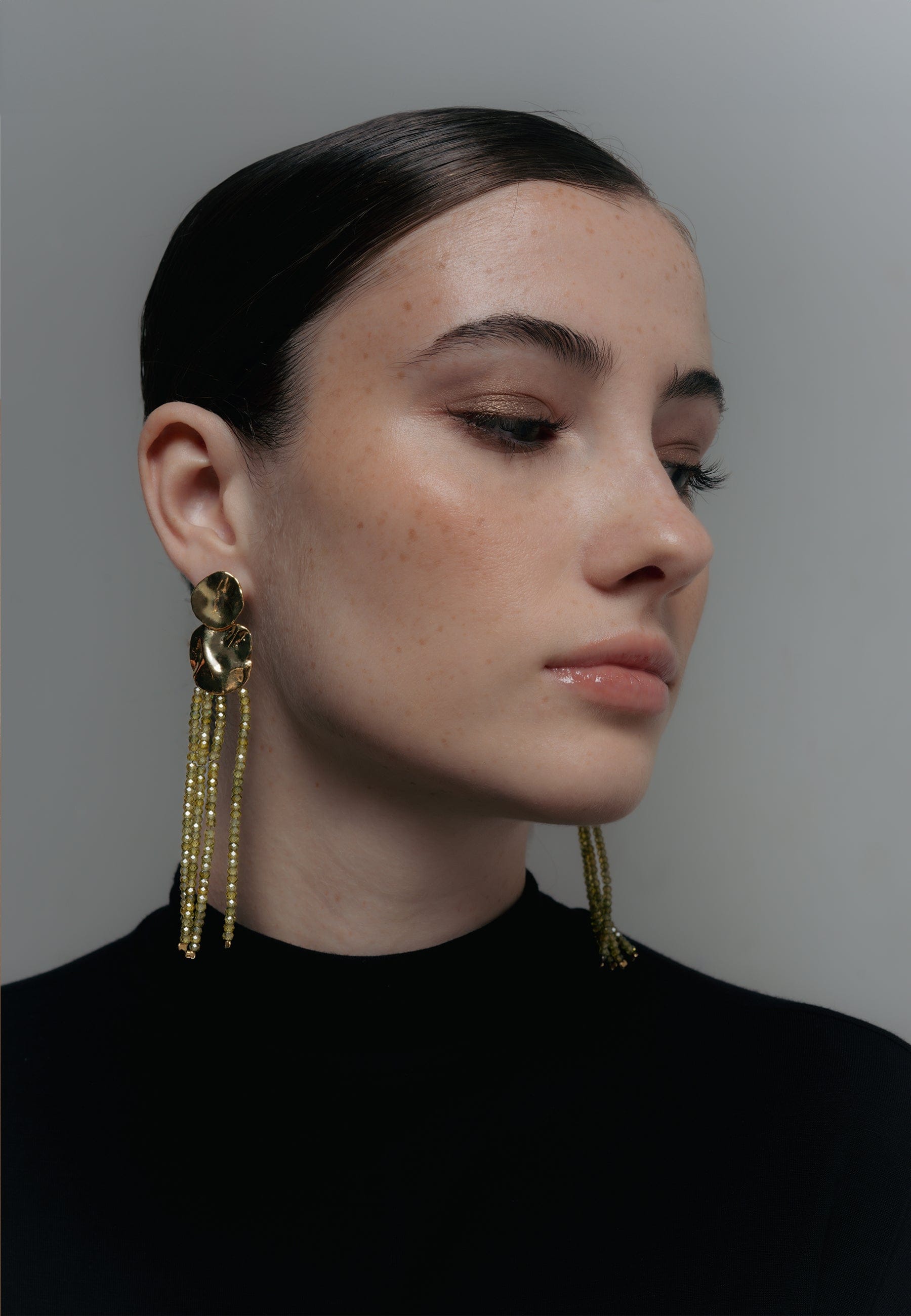 Liliana Green Earrings made by Lavani Jewels